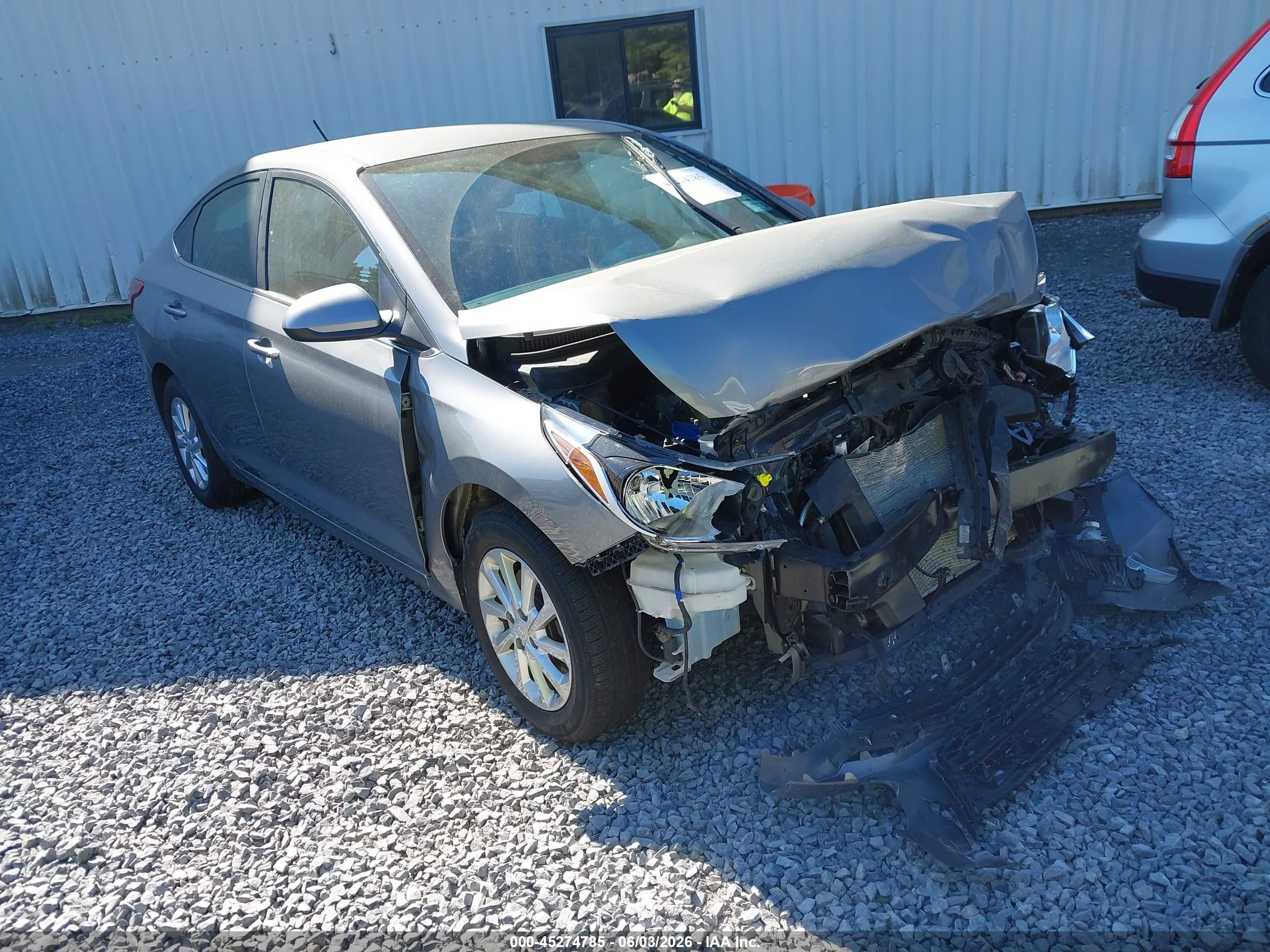 2022 Hyundai Accent SE, VIN 3KPC24A64NE180602 — Front end