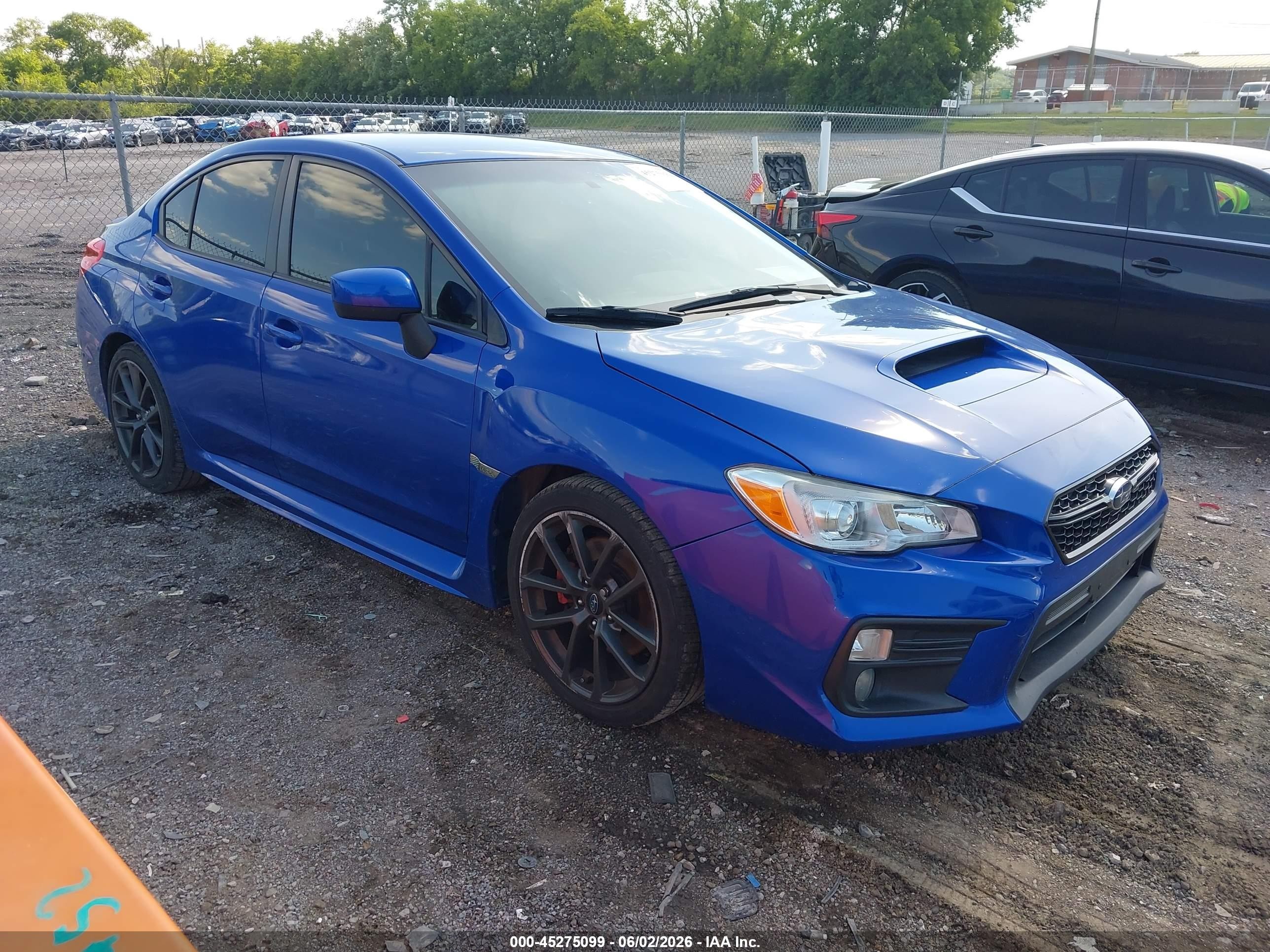 2018 Subaru WRX Premium, VIN JF1VA1B69J9801863 — Side