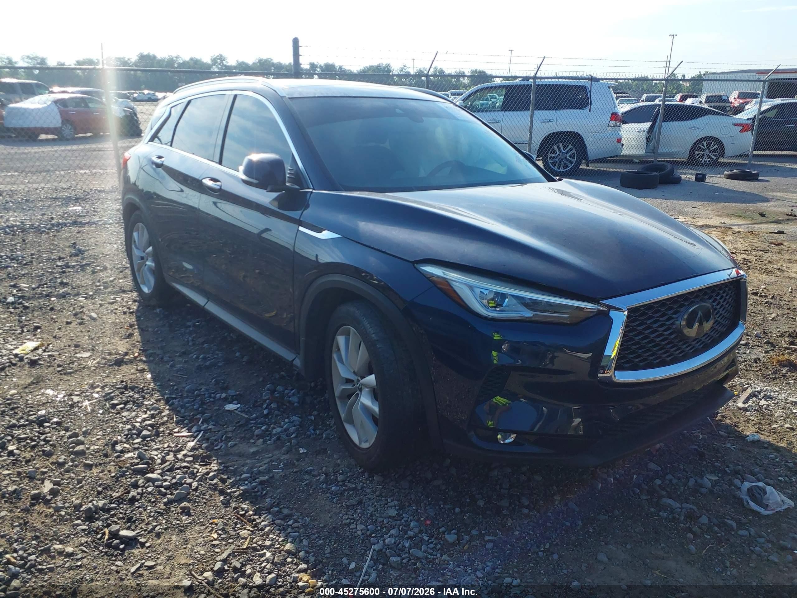 2019 Infiniti QX50 Luxe, VIN 3PCAJ5M10KF118393 — Rear end