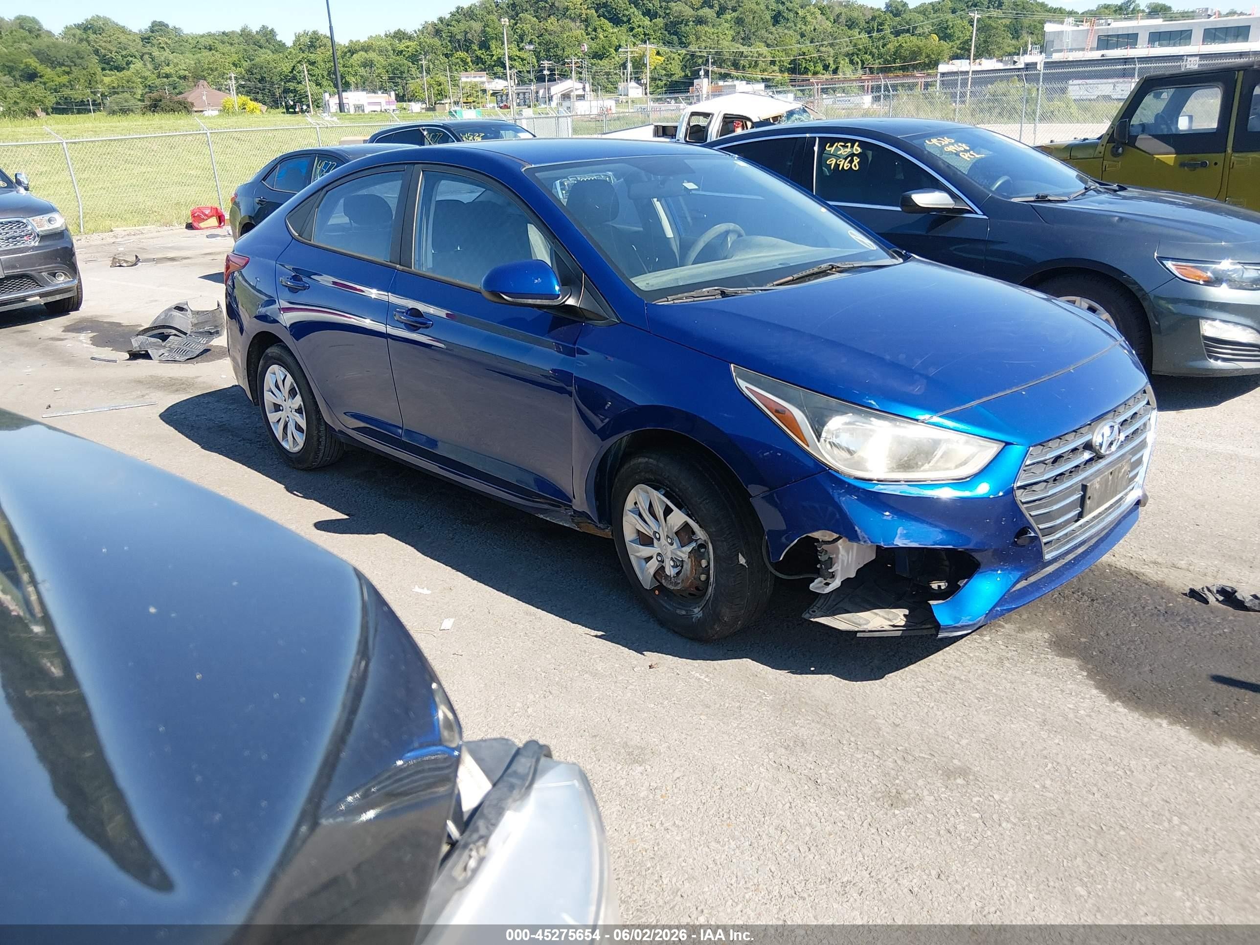 2019 Hyundai Accent SE, VIN 3KPC24A37KE044918 — Front end