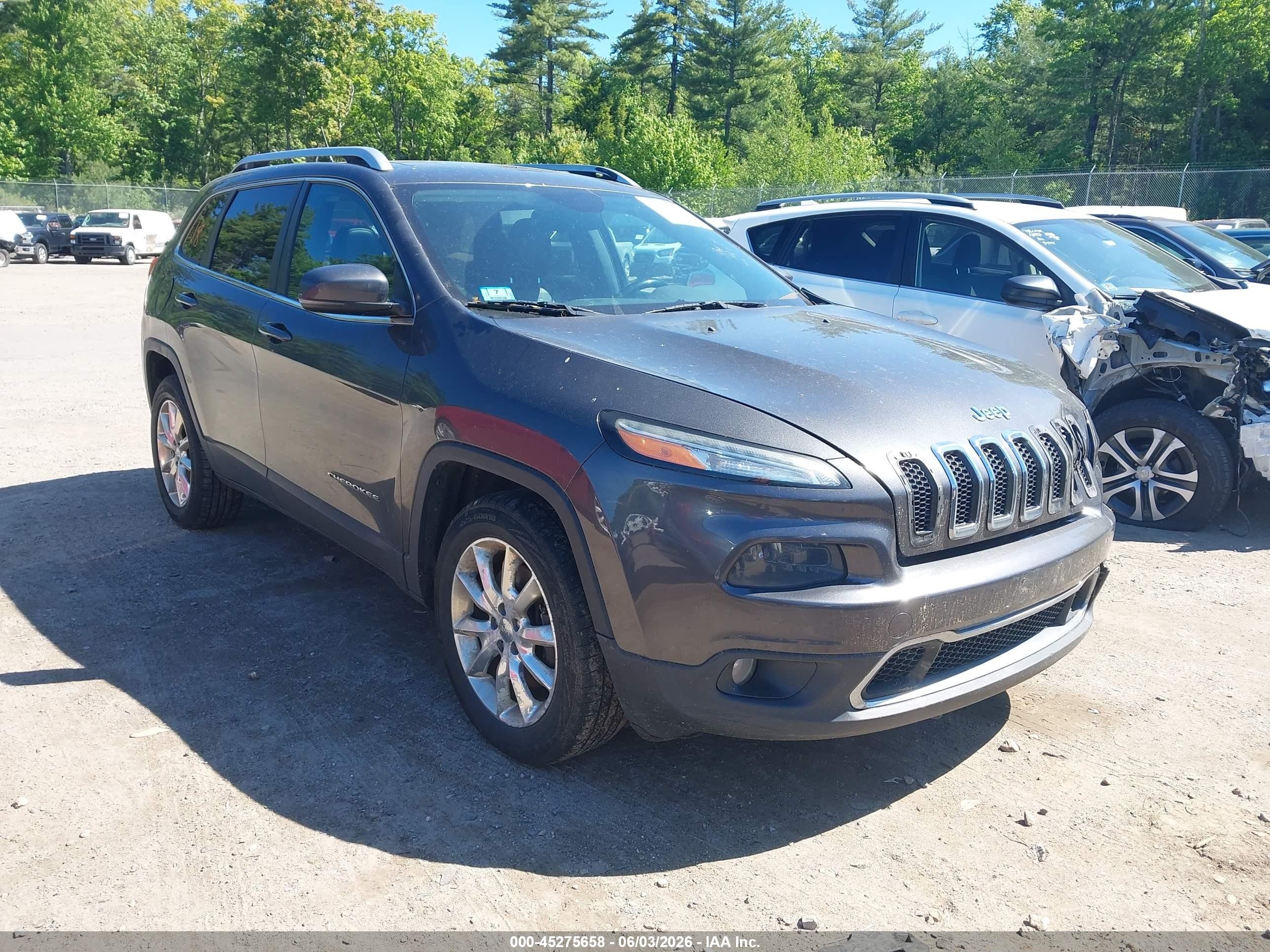 2014 Jeep Cherokee Limited, VIN 1C4PJMDS5EW218986 — Перед