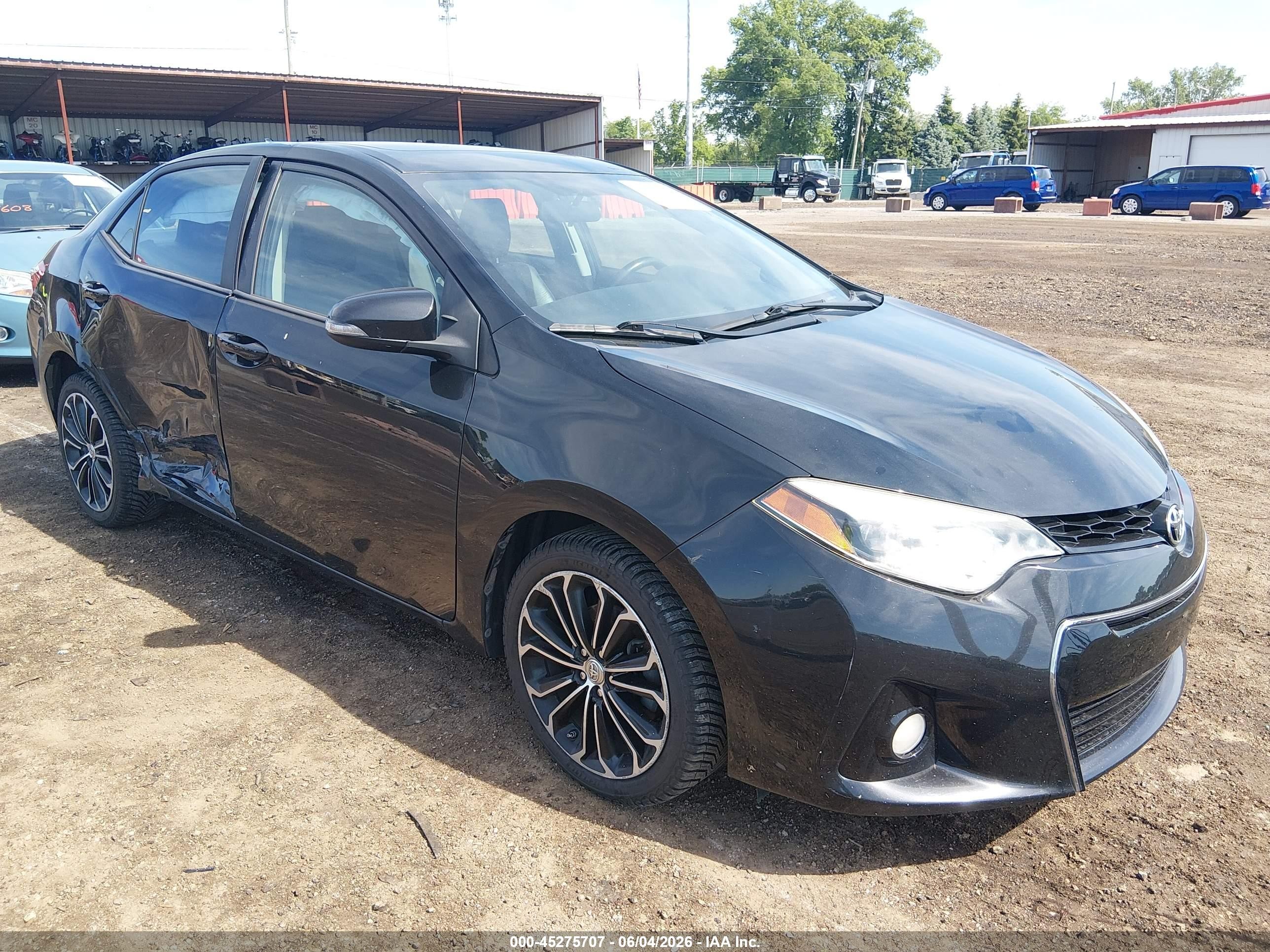 2014 Toyota Corolla LE, VIN 2T1BURHE8EC077875 — Side