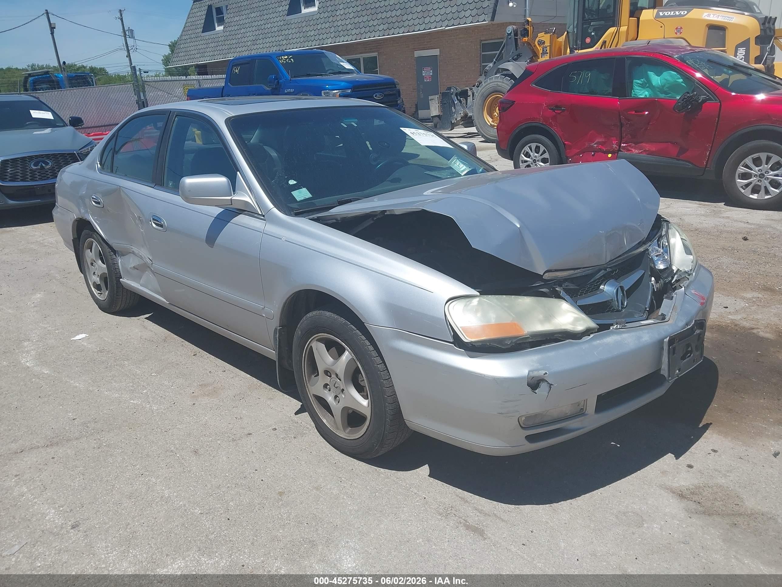 2003 Acura TL, VIN 19UUA56653A082749 — Бок