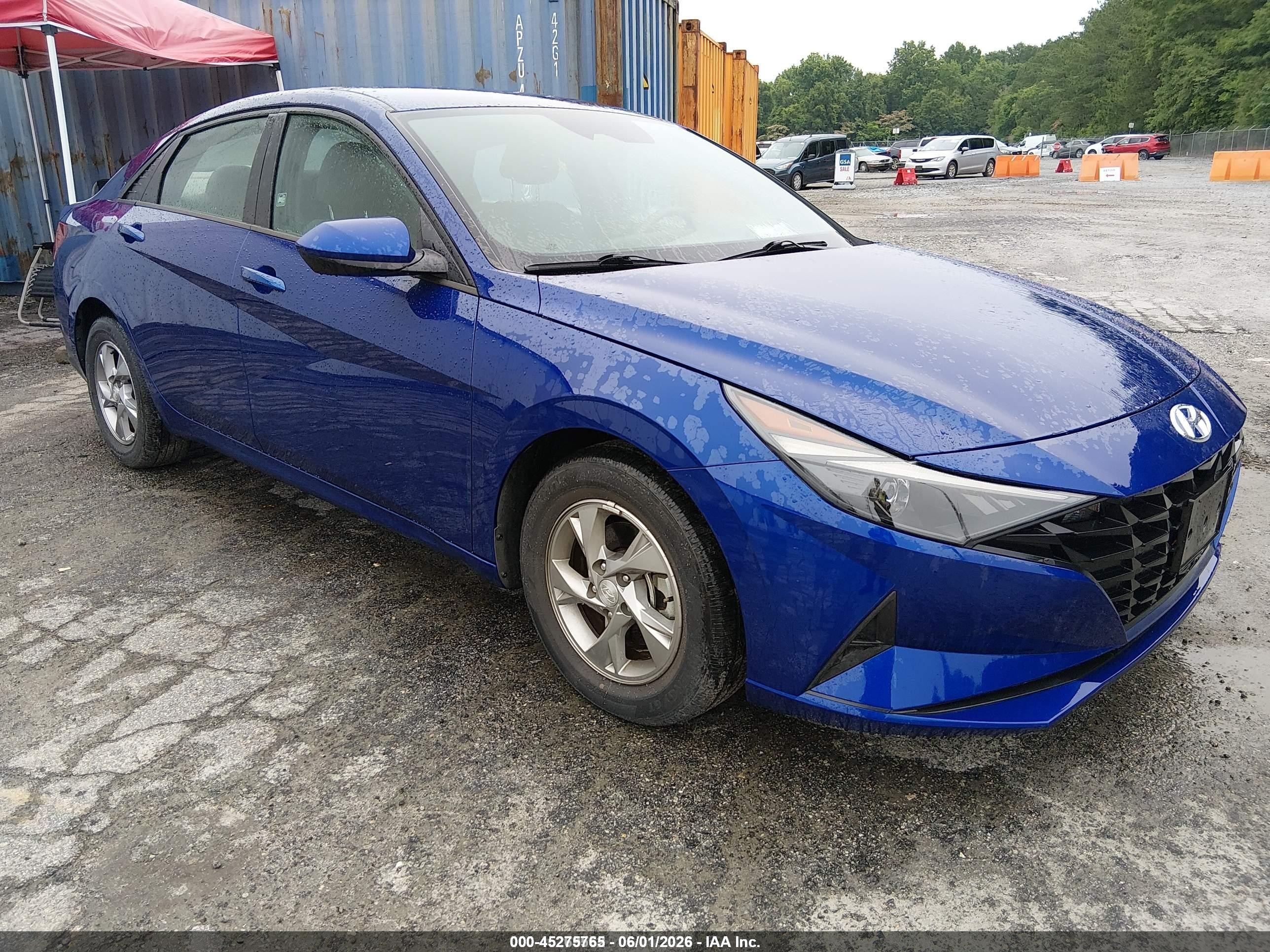 2021 Hyundai Elantra SE, VIN 5NPLL4AG1MH047327 — Normal wear