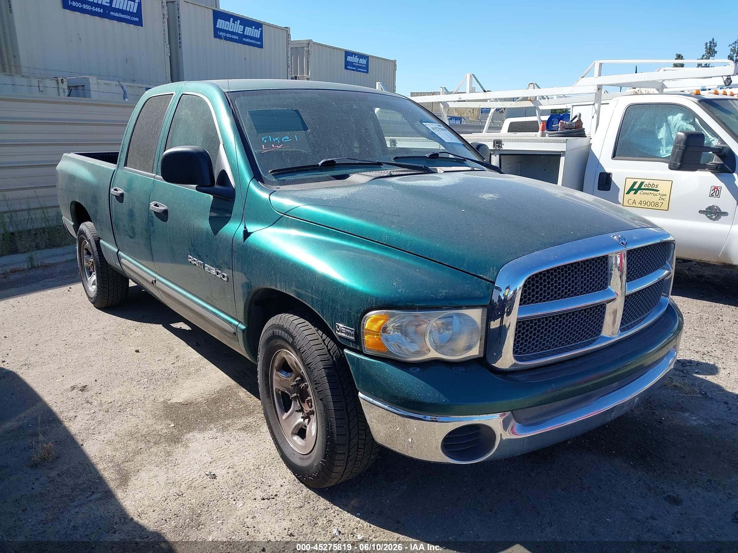 2003 Dodge 2500 ST, VIN 3D7KA28DX3G797050 — Theft recovery