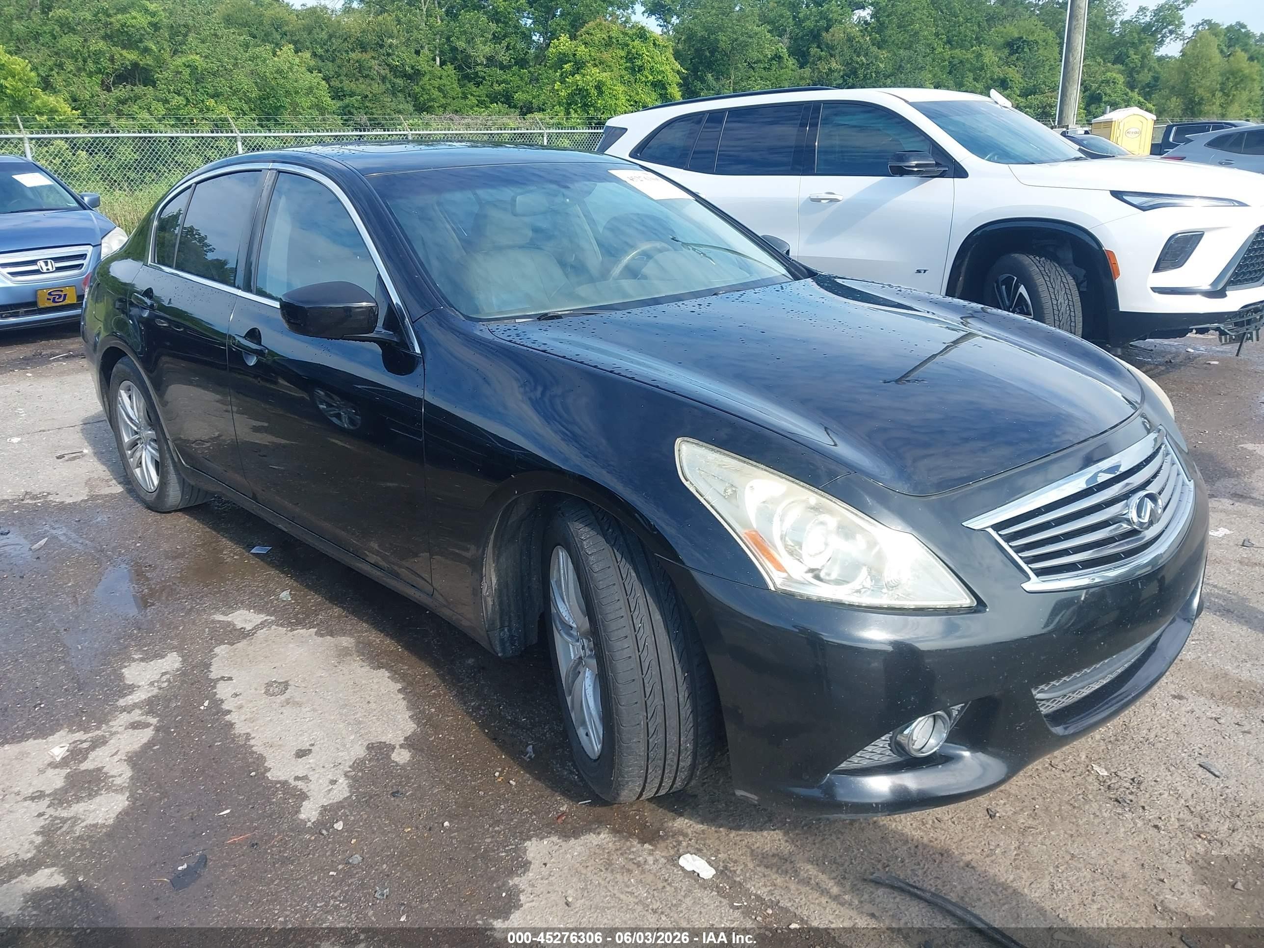2010 Infiniti G37 Journey, VIN JN1CV6AP8AM204037 — Water / flood