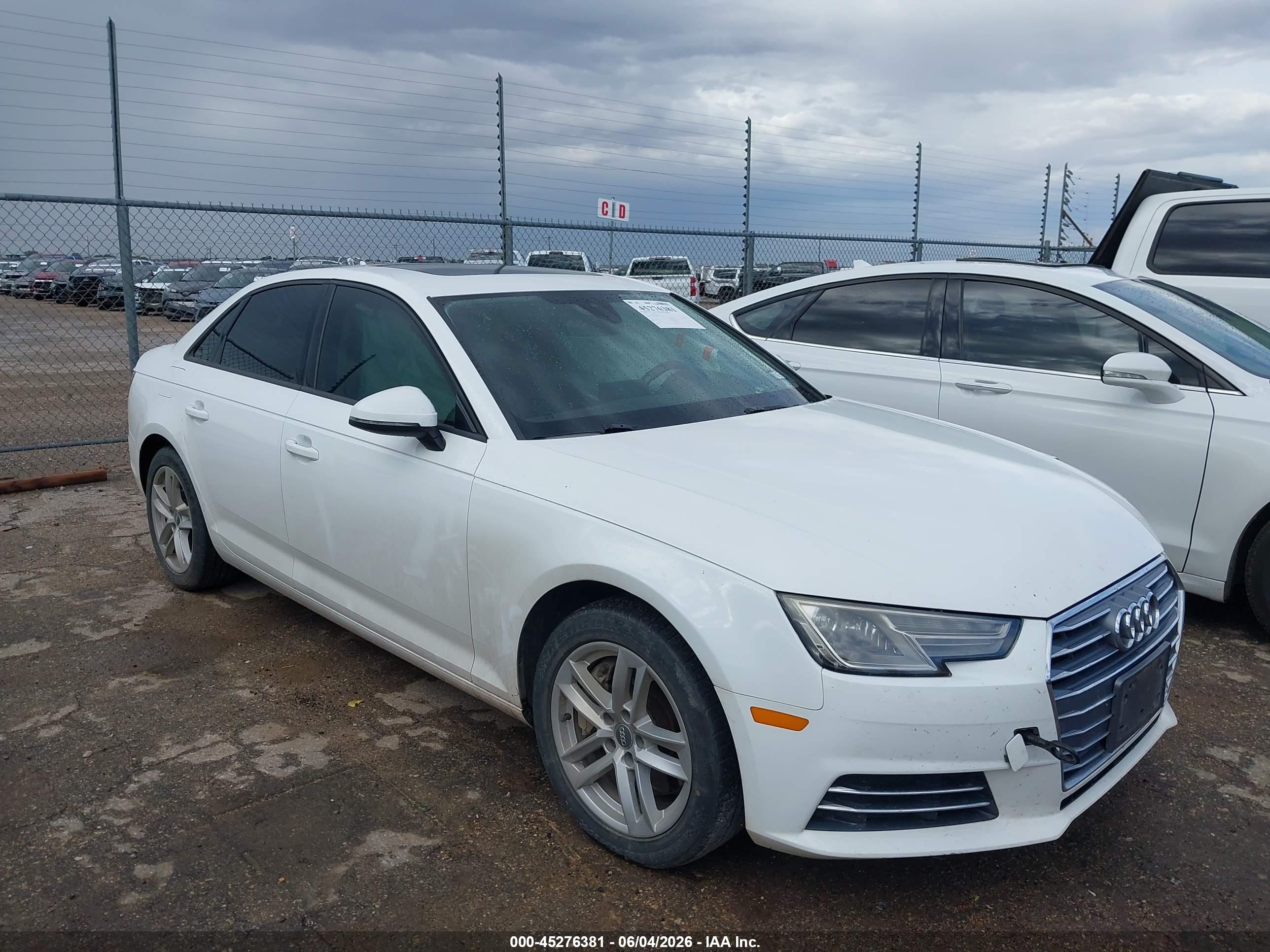 2017 Audi A4 Premium, VIN WAUGNAF43HN061936 — Side