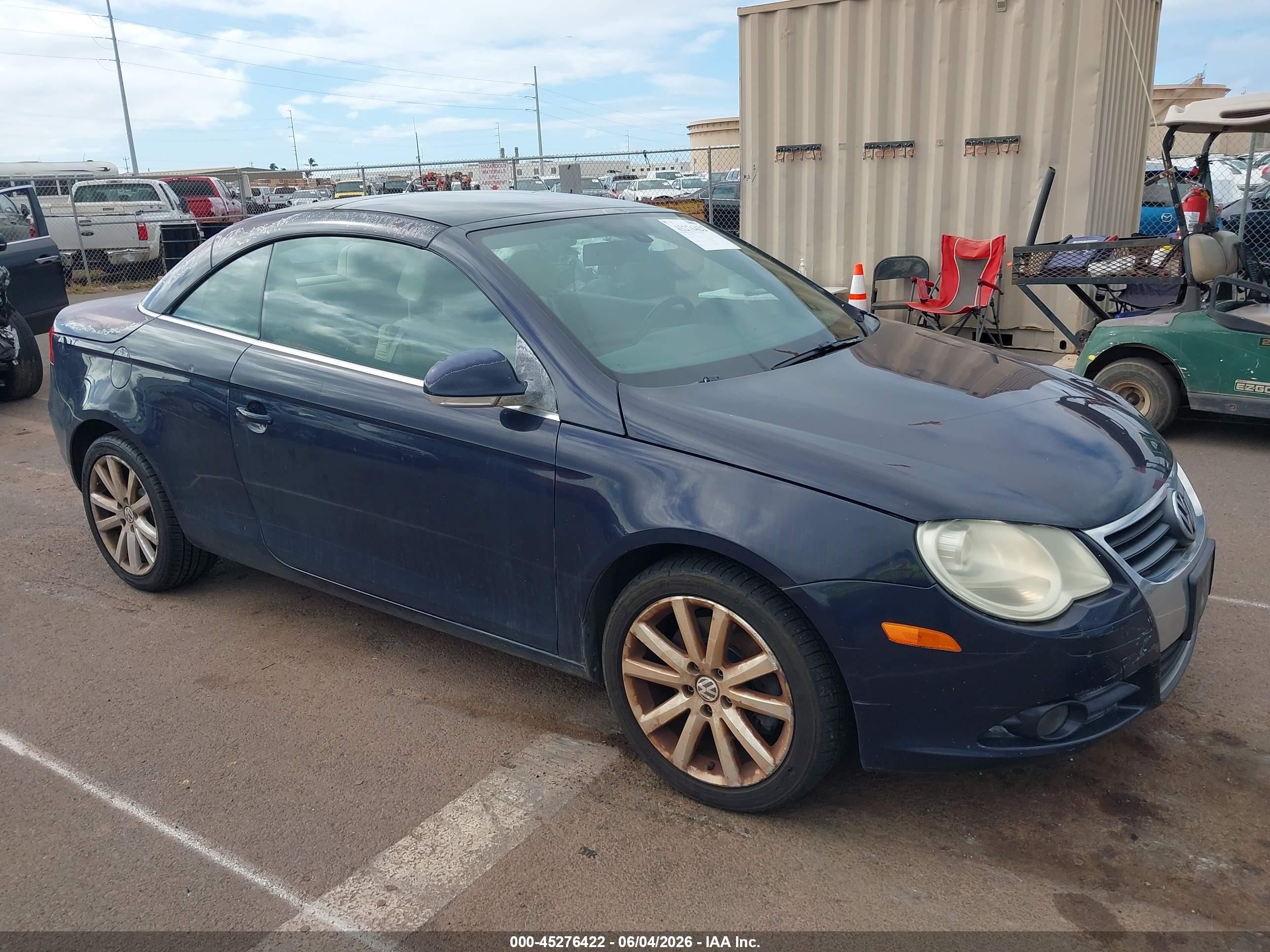 2007 Volkswagen Eos 2.0T, VIN WVWFA71F37V005774 — Normal wear