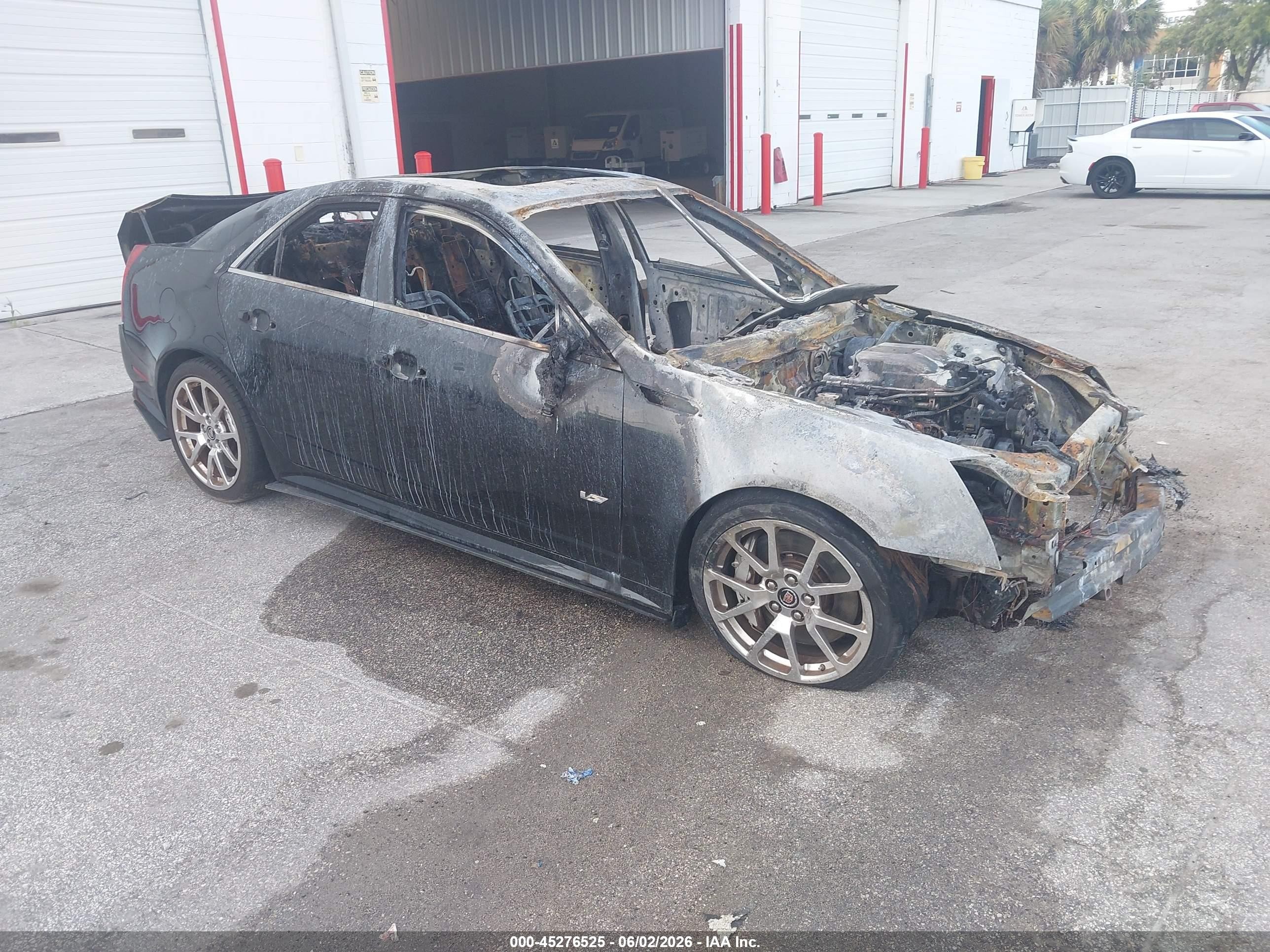 2011 Cadillac CTS-V, VIN 1G6DV5EP3B0160871 — Burn