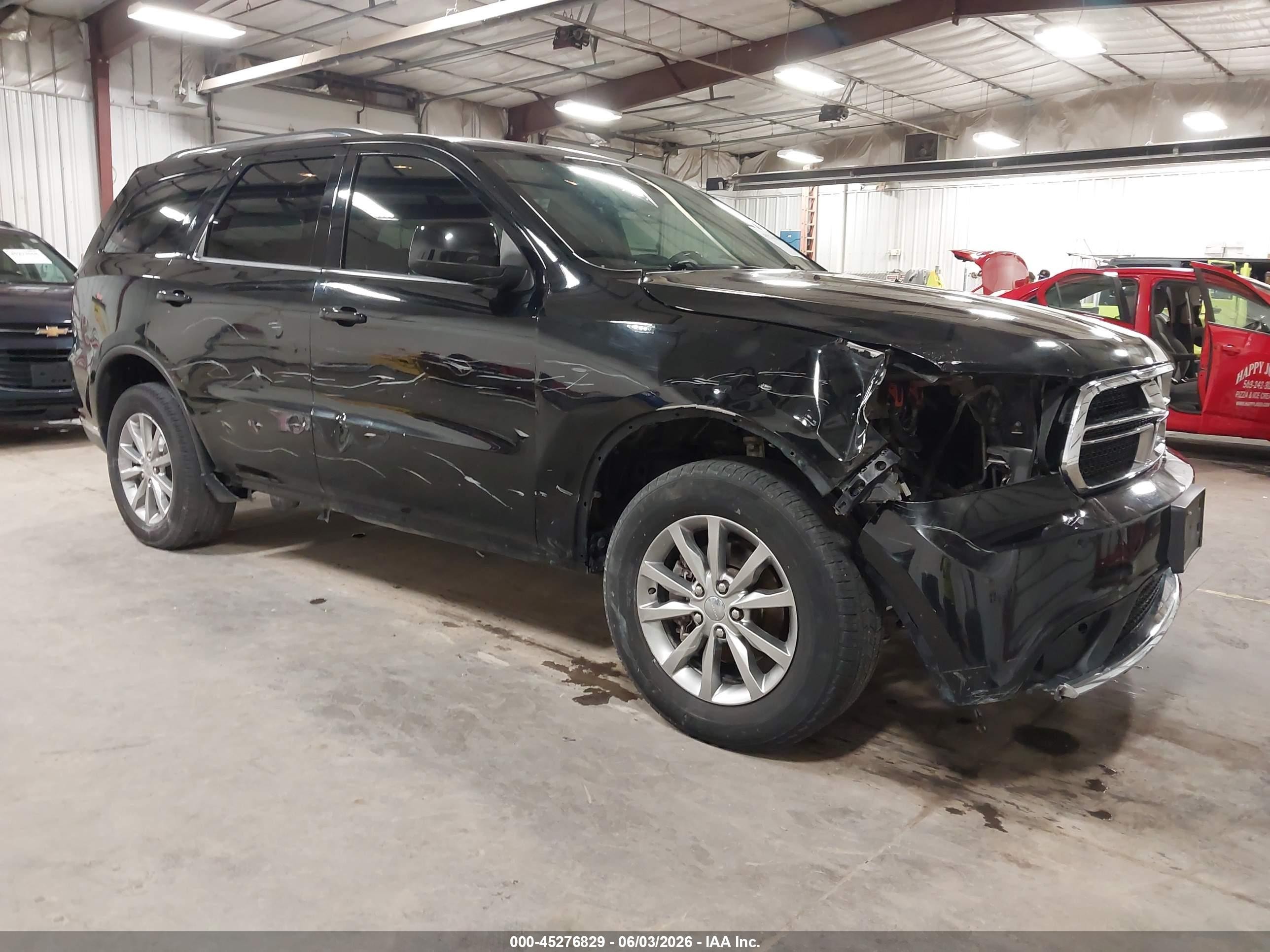 2017 Dodge Durango SXT, VIN 1C4RDJAG5HC924196 — Front end