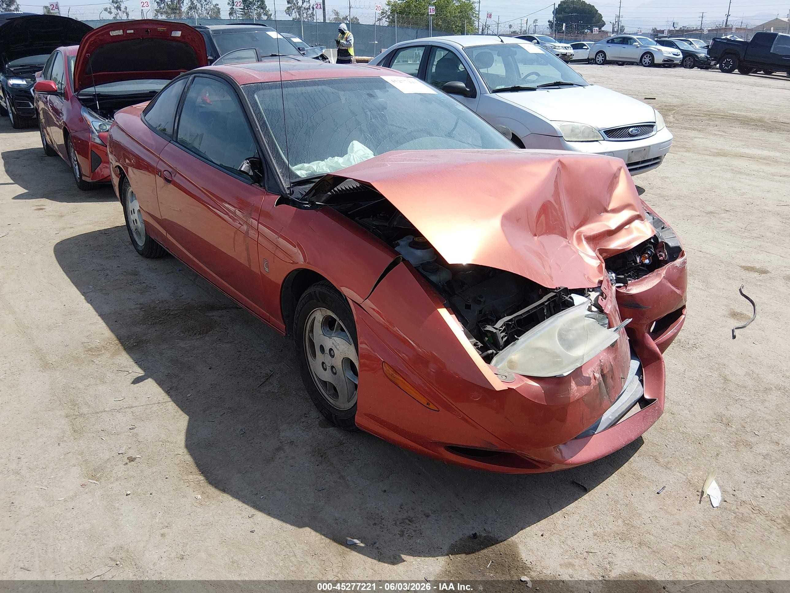 2002 Saturn SC, VIN 1G8ZY12762Z277910 — Перед