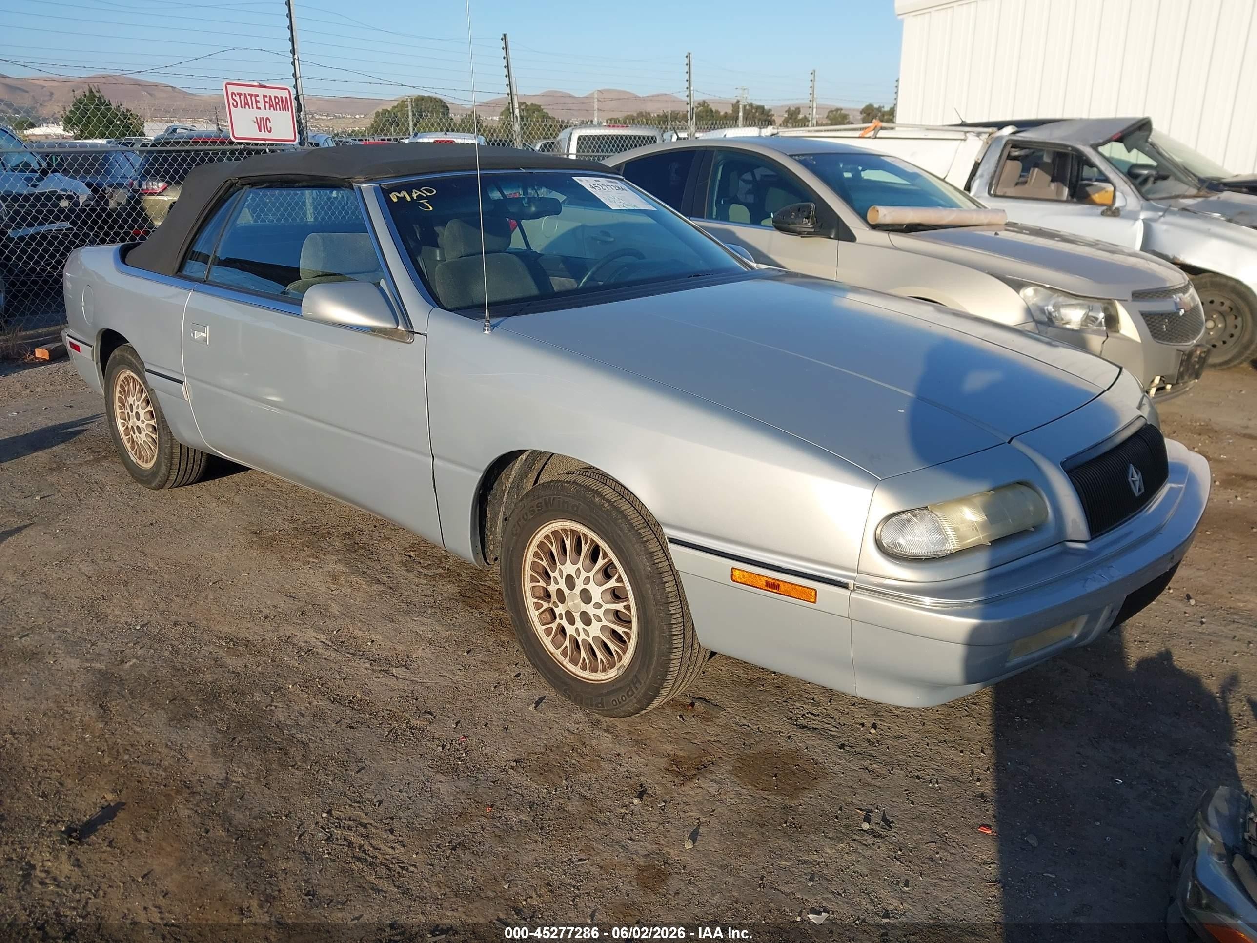 1994 Chrysler LeBaron GTC, VIN 1C3EU4538RF170383 — Theft recovery