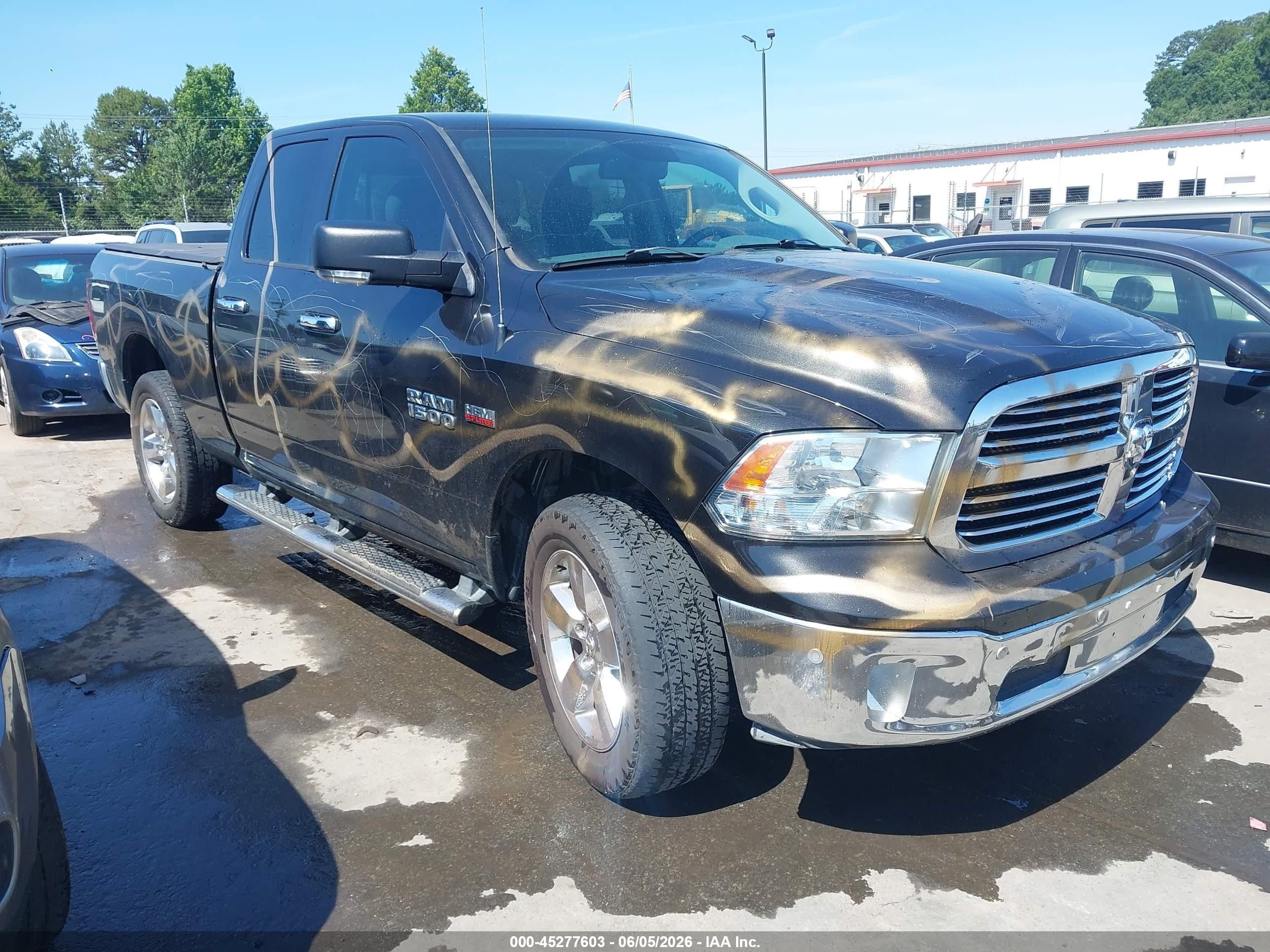 2017 Ram 1500 Big Horn, VIN 1C6RR7GT3HS650535 — Vandalism