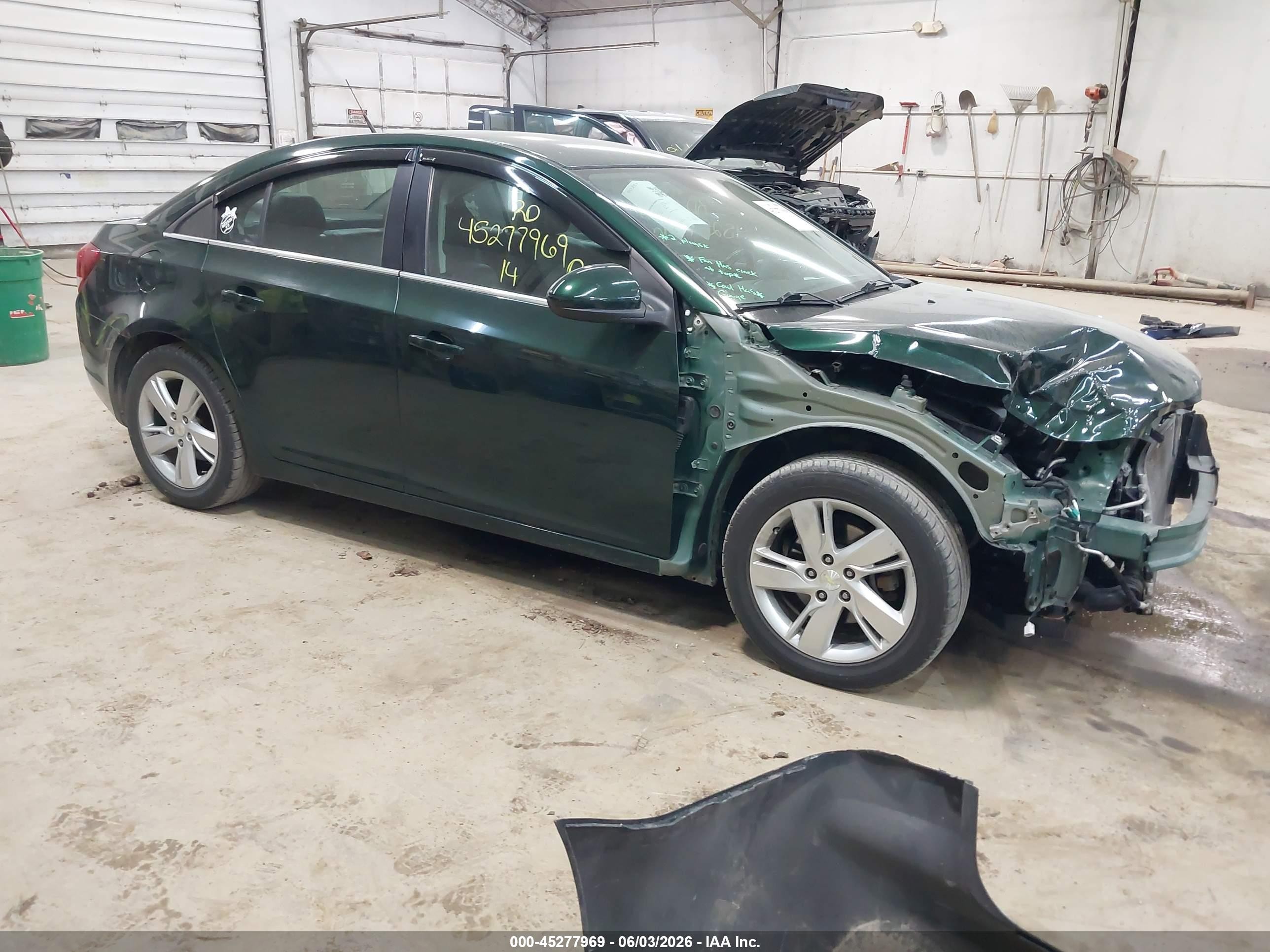 2014 Chevrolet Cruze Diesel, VIN 1G1P75SZ4E7165687 — Front end