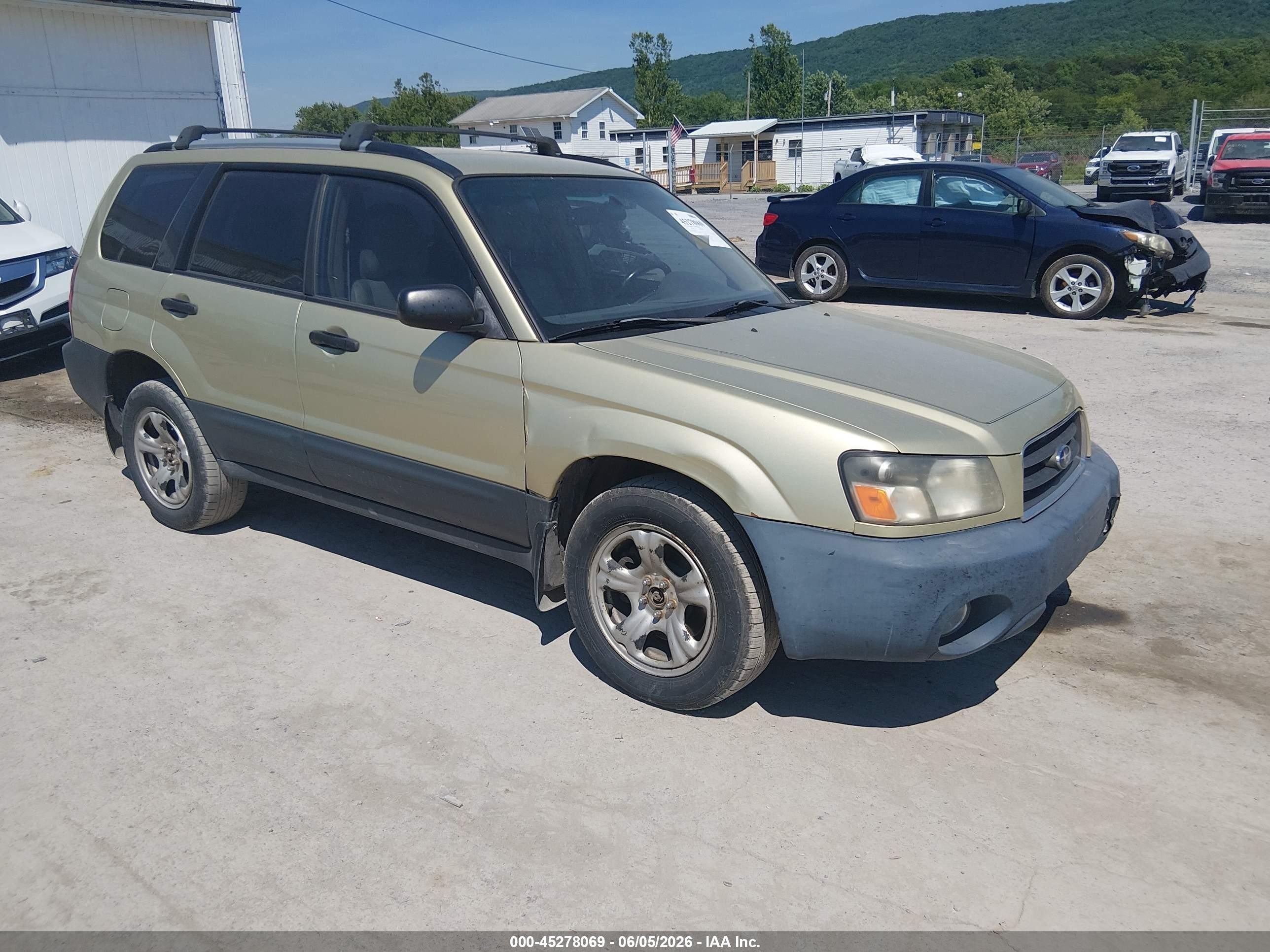 2003 Subaru Forester X, VIN JF1SG63623H706633 — Side