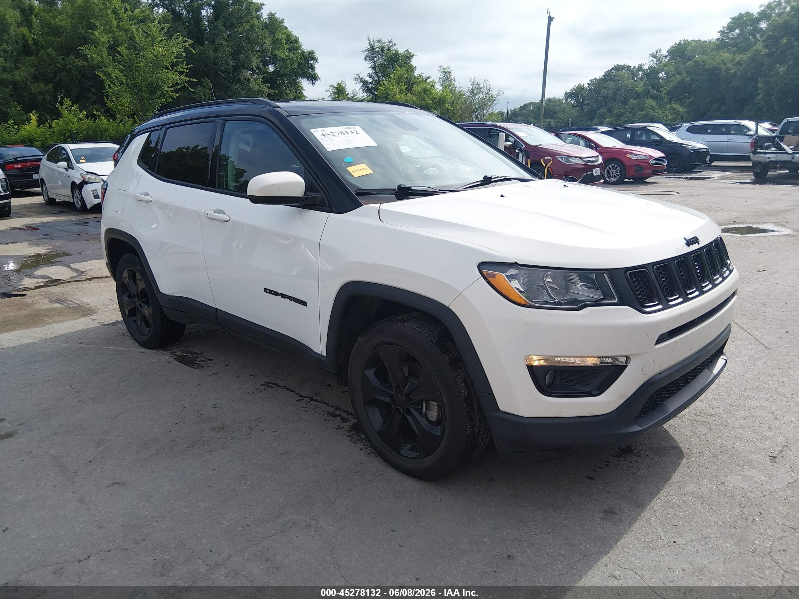 2020 Jeep Compass Altitude, VIN 3C4NJDBB6LT256403 — Hail