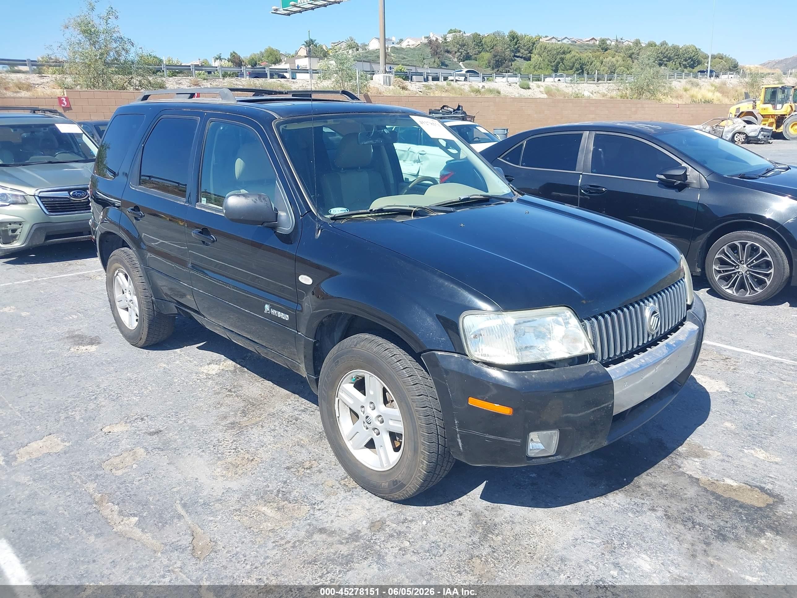 2006 Mercury Mariner Hybrid, VIN 4M2CU98HX6KJ13848 — Normal wear