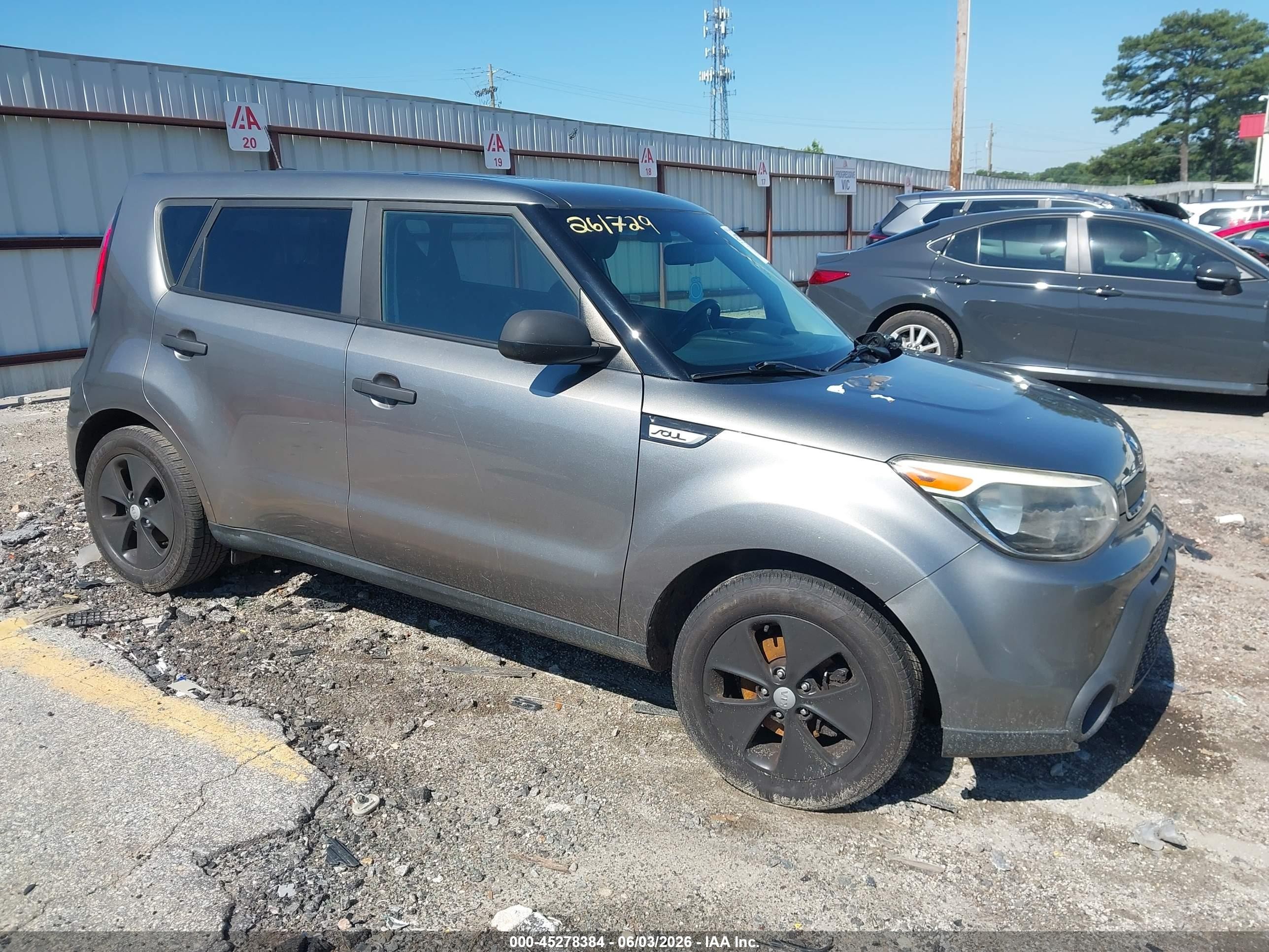 2016 Kia Soul, VIN KNDJN2A2XG7313561 — Theft recovery