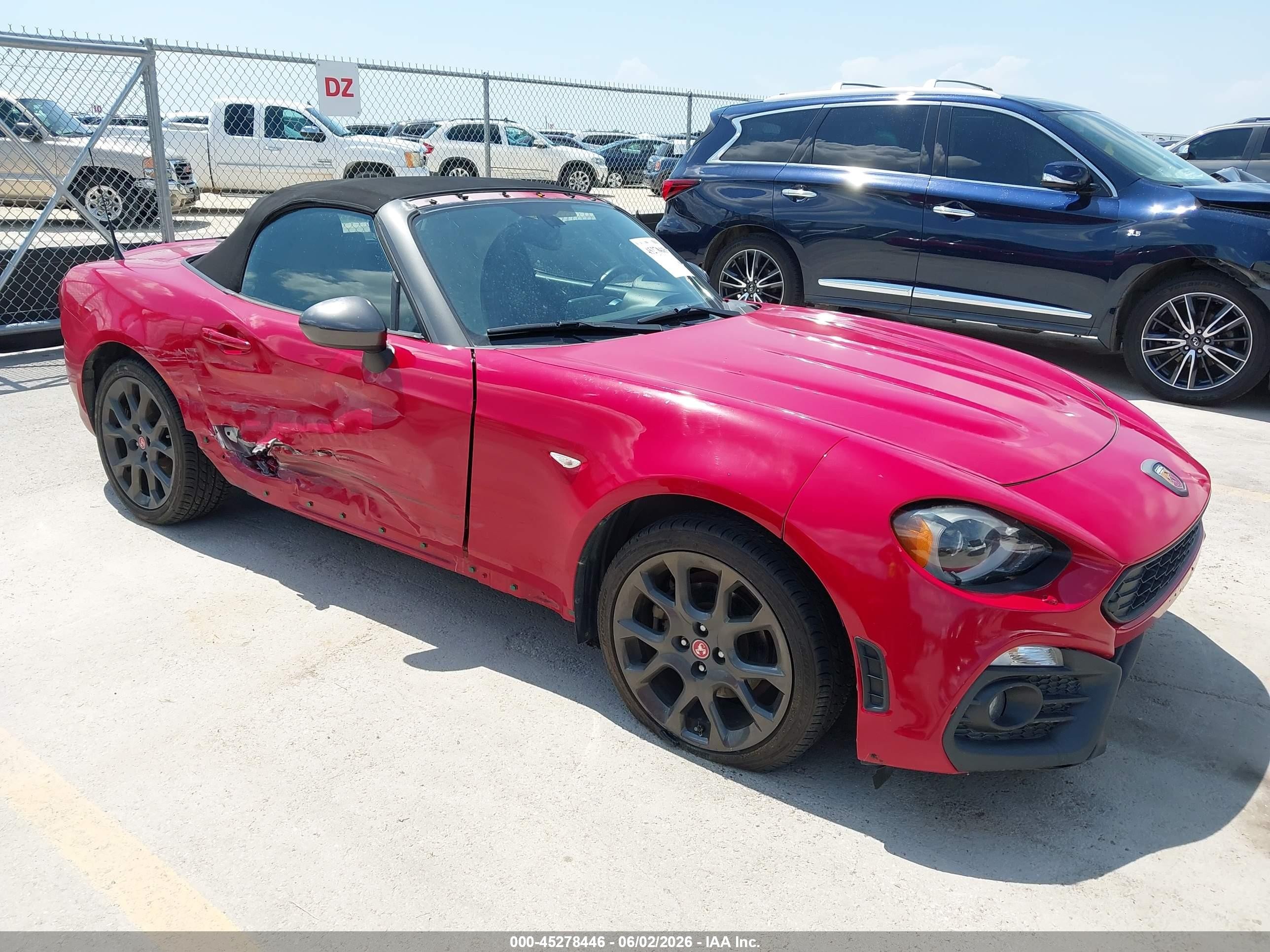 2017 FIAT 124 Spider Elaborazione Abarth, VIN JC1NFAEK0H0115954 — Side