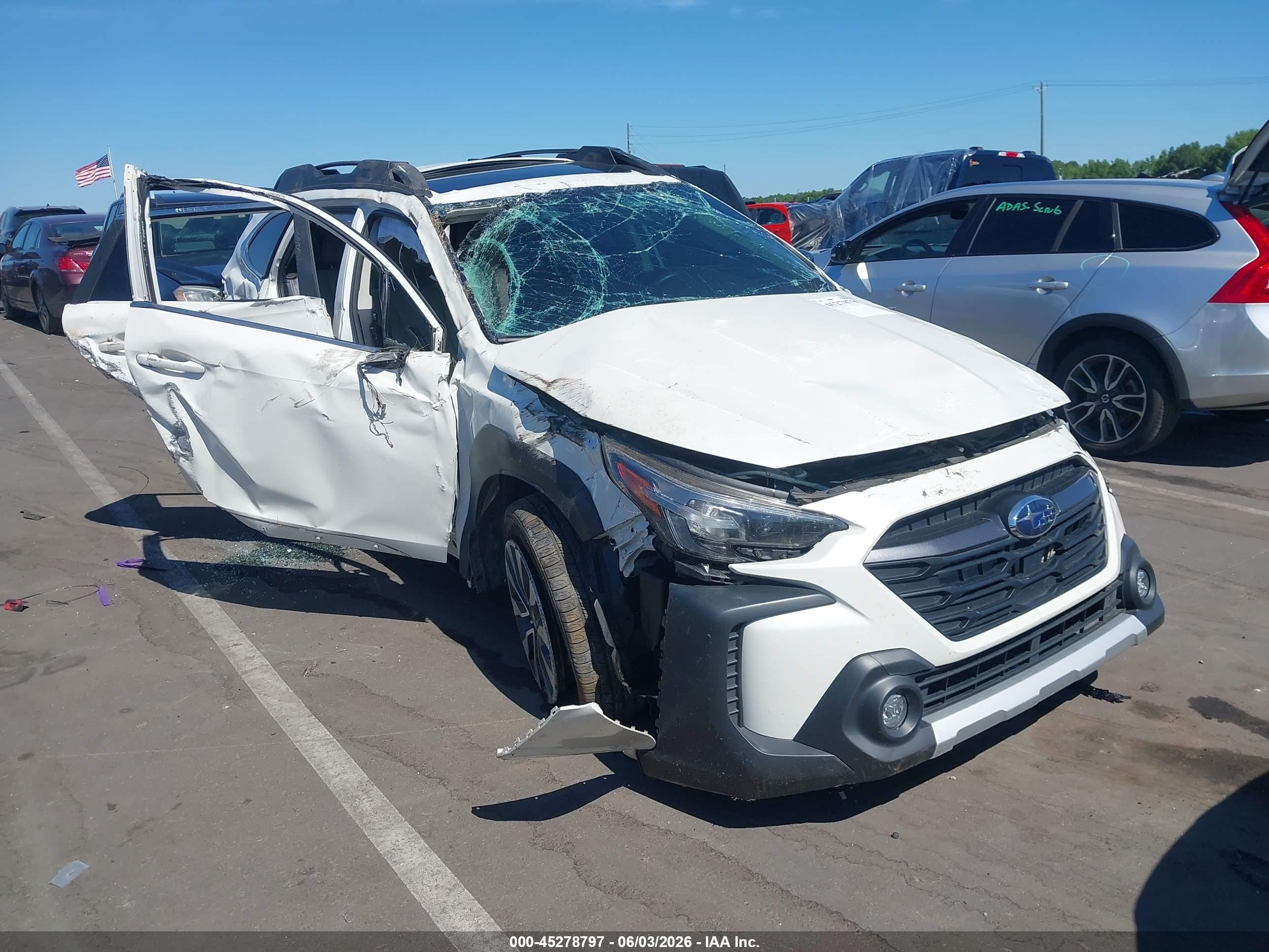2024 Subaru Outback Limited, VIN 4S4BTANCXR3224070 — Rollover