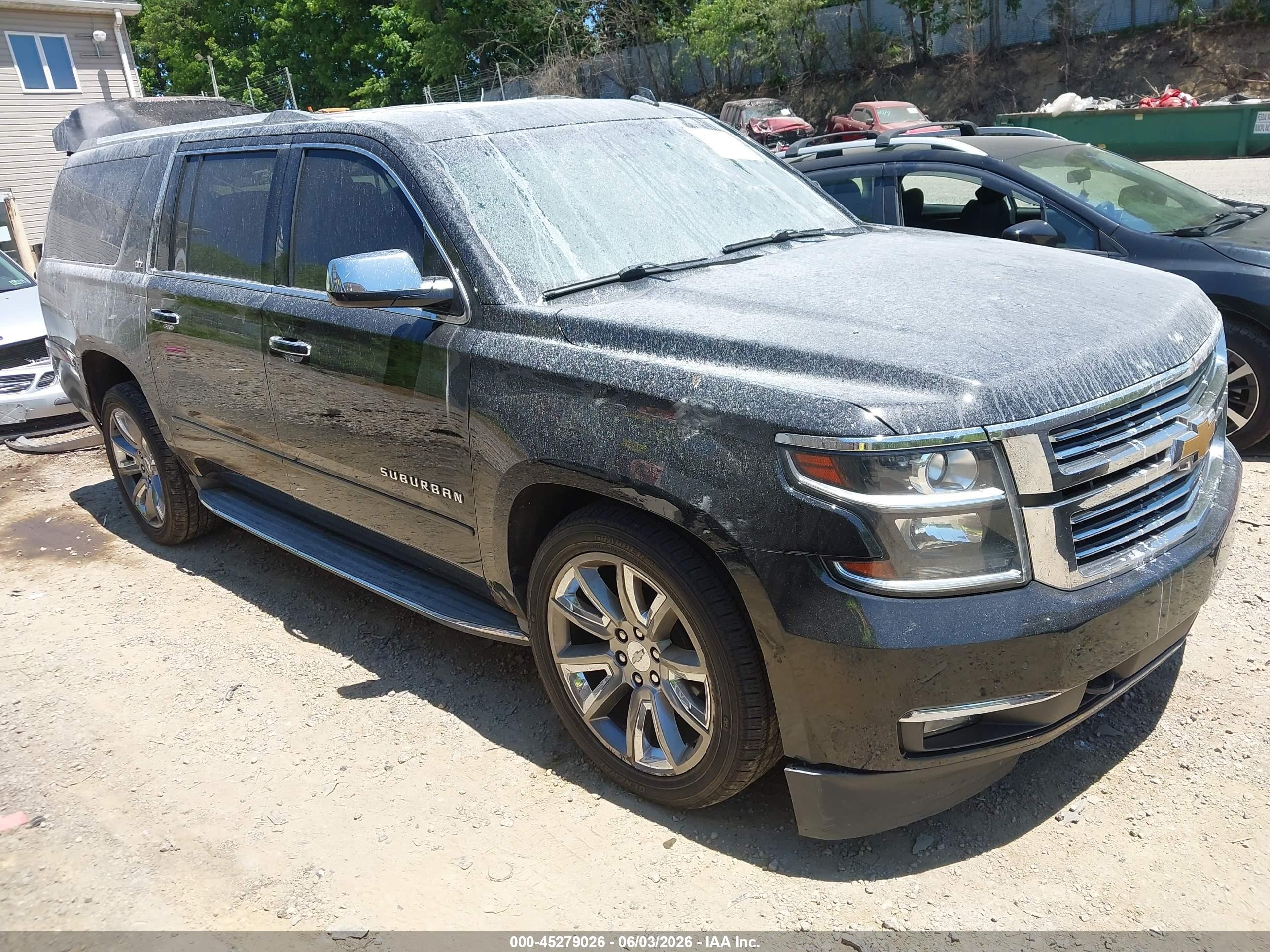 2015 Chevrolet Suburban LTZ, VIN 1GNSKKKC9FR282821 — Burn