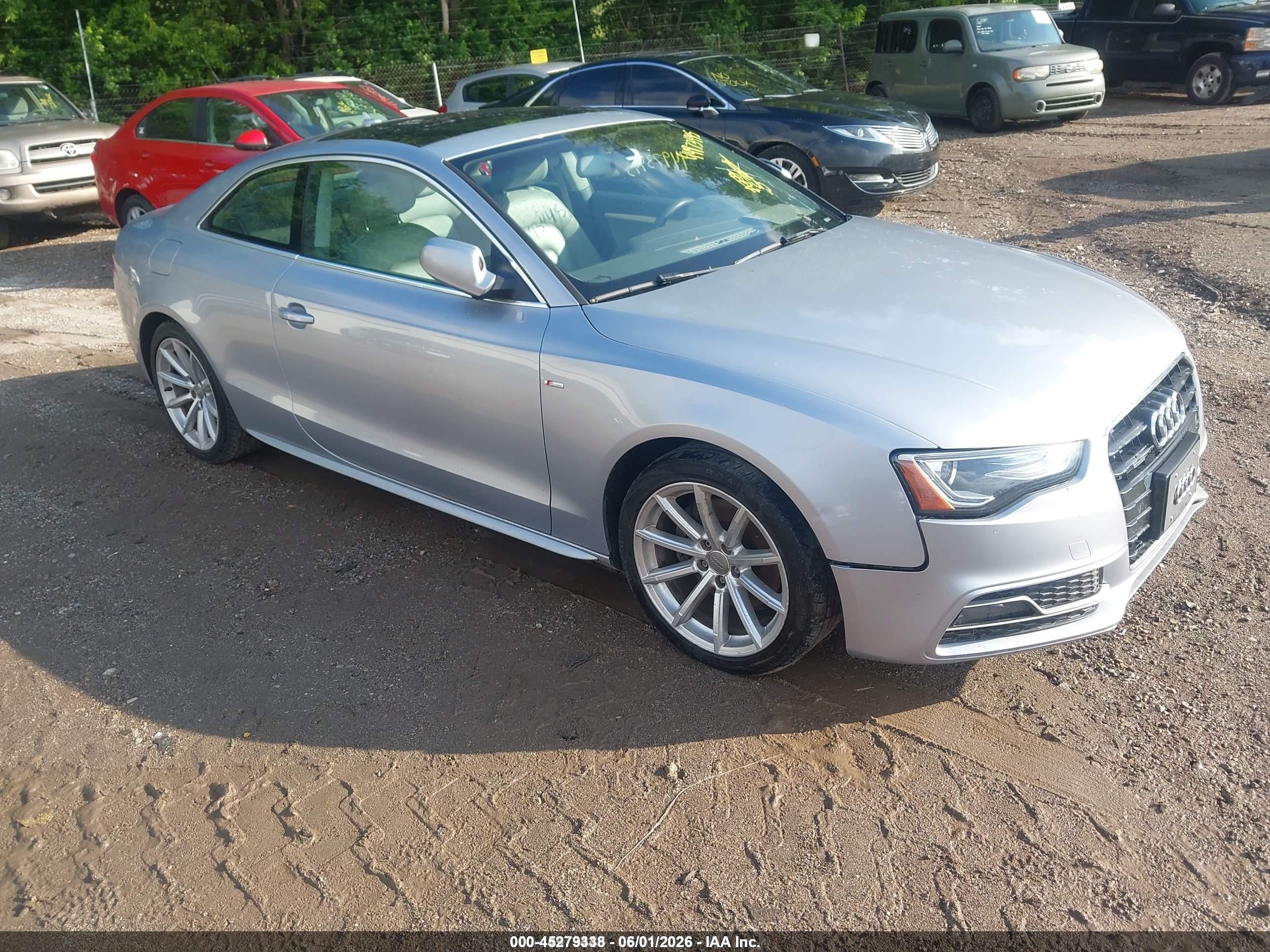 2015 Audi A5 Premium Plus, VIN WAUMFAFR6FA035248 — Front end