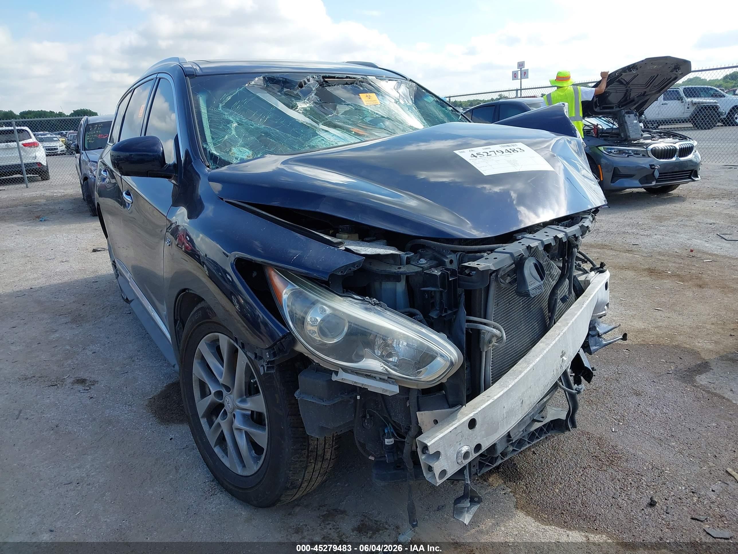 2015 Infiniti QX60, VIN 5N1AL0MNXFC521067 — Biohazard / chemical