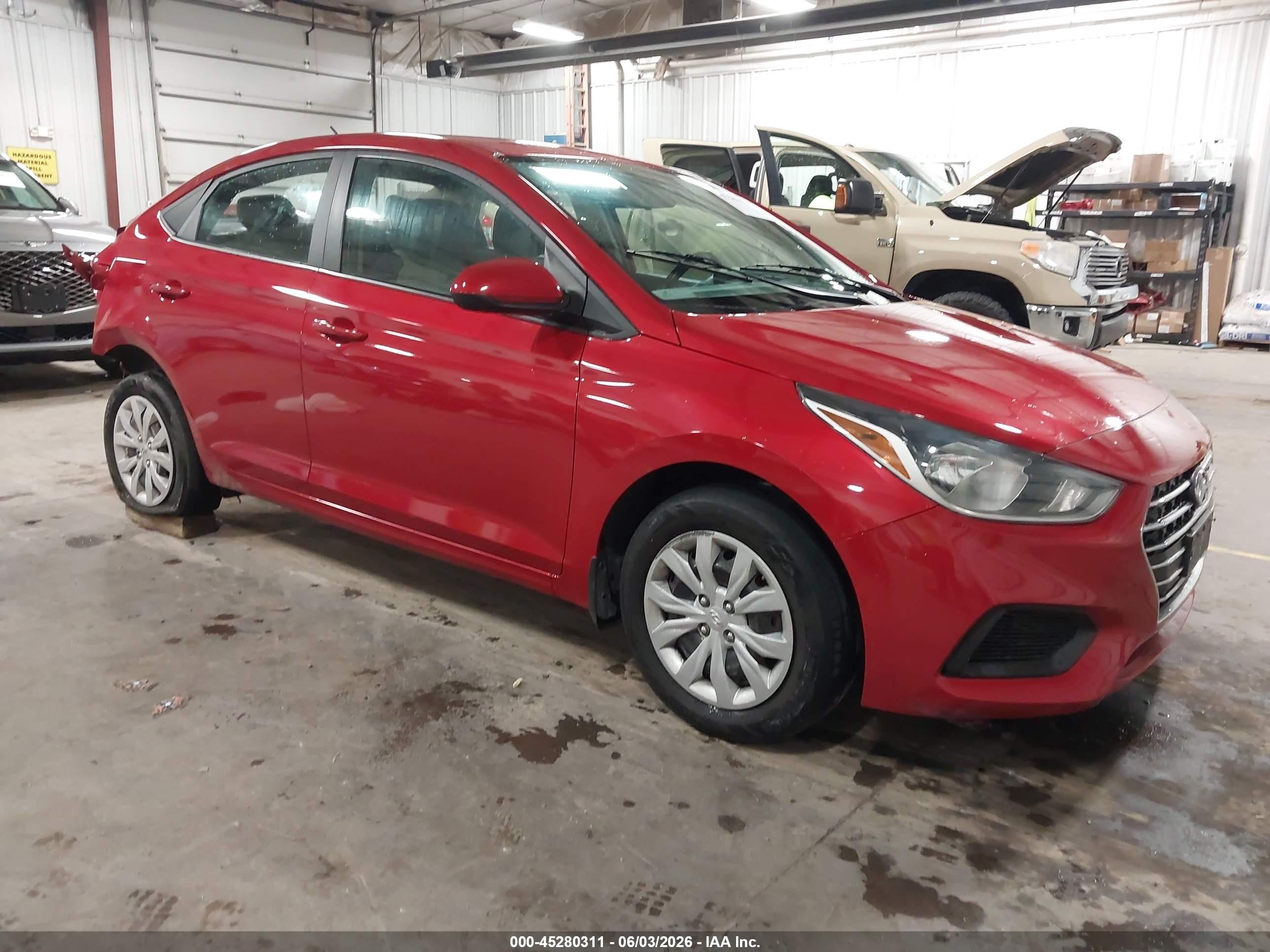 2022 Hyundai Accent SE, VIN 3KPC24A67NE171912 — Rear end