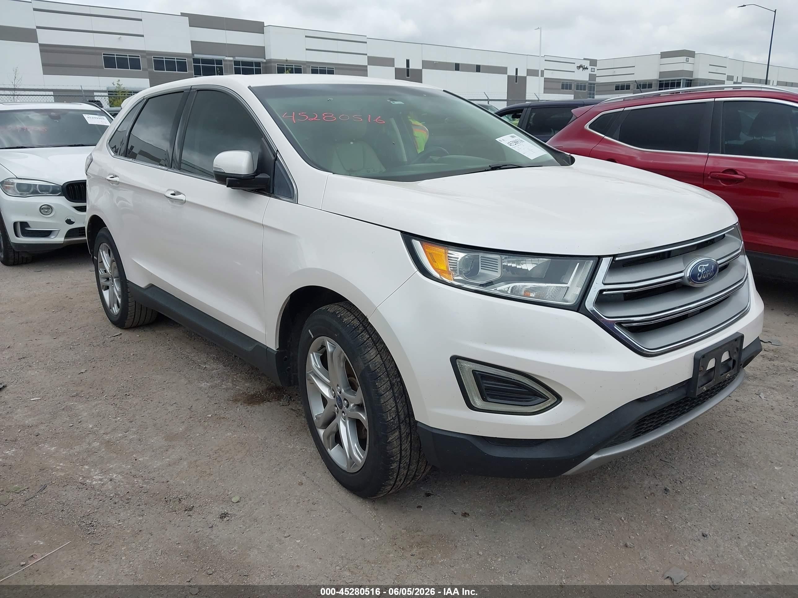 2017 Ford Edge Titanium, VIN 2FMPK3K96HBB19652 — Hail