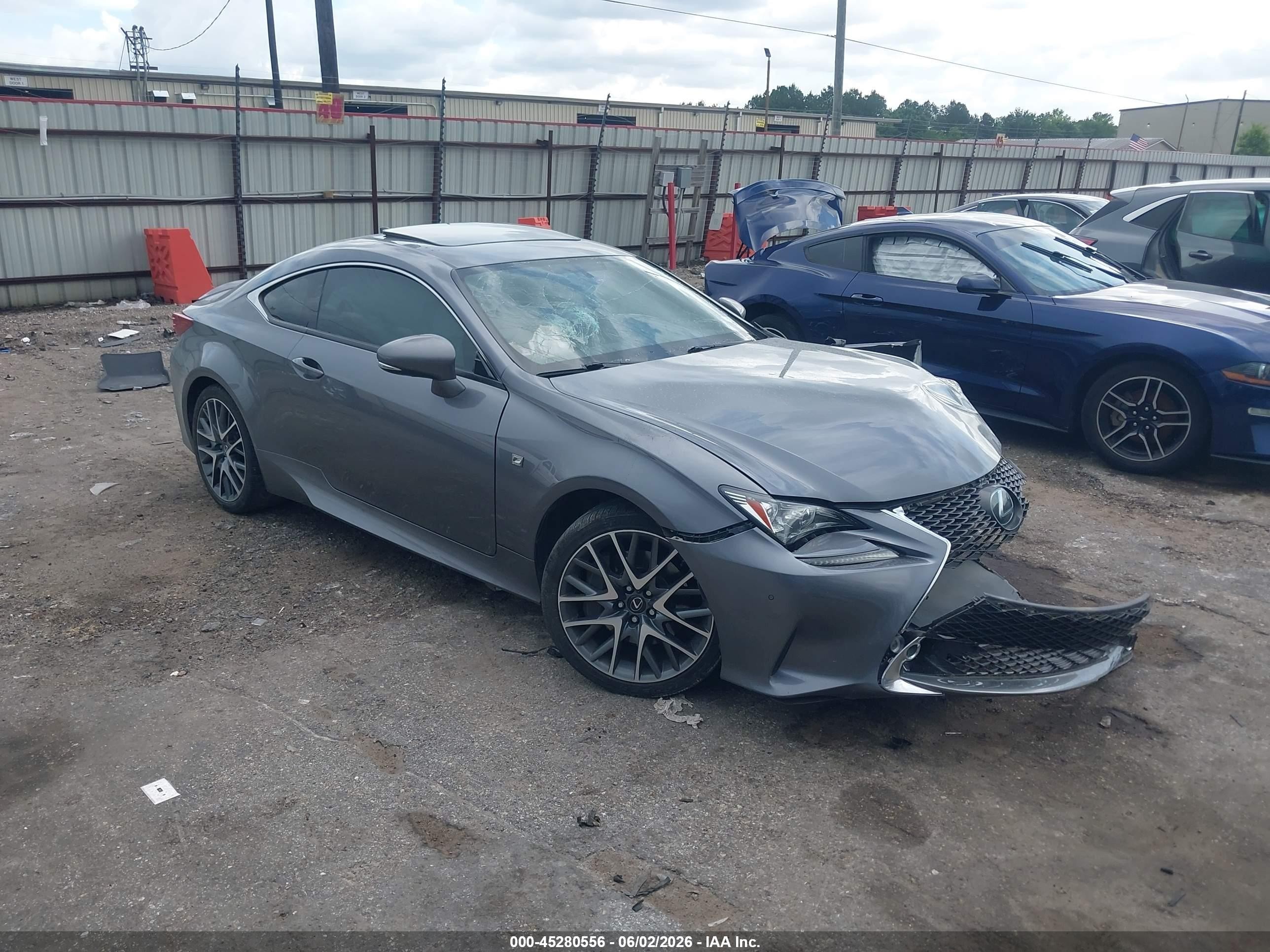 2017 Lexus RC 350 F Sport, VIN JTHHE5BCXH5016129 — Front end