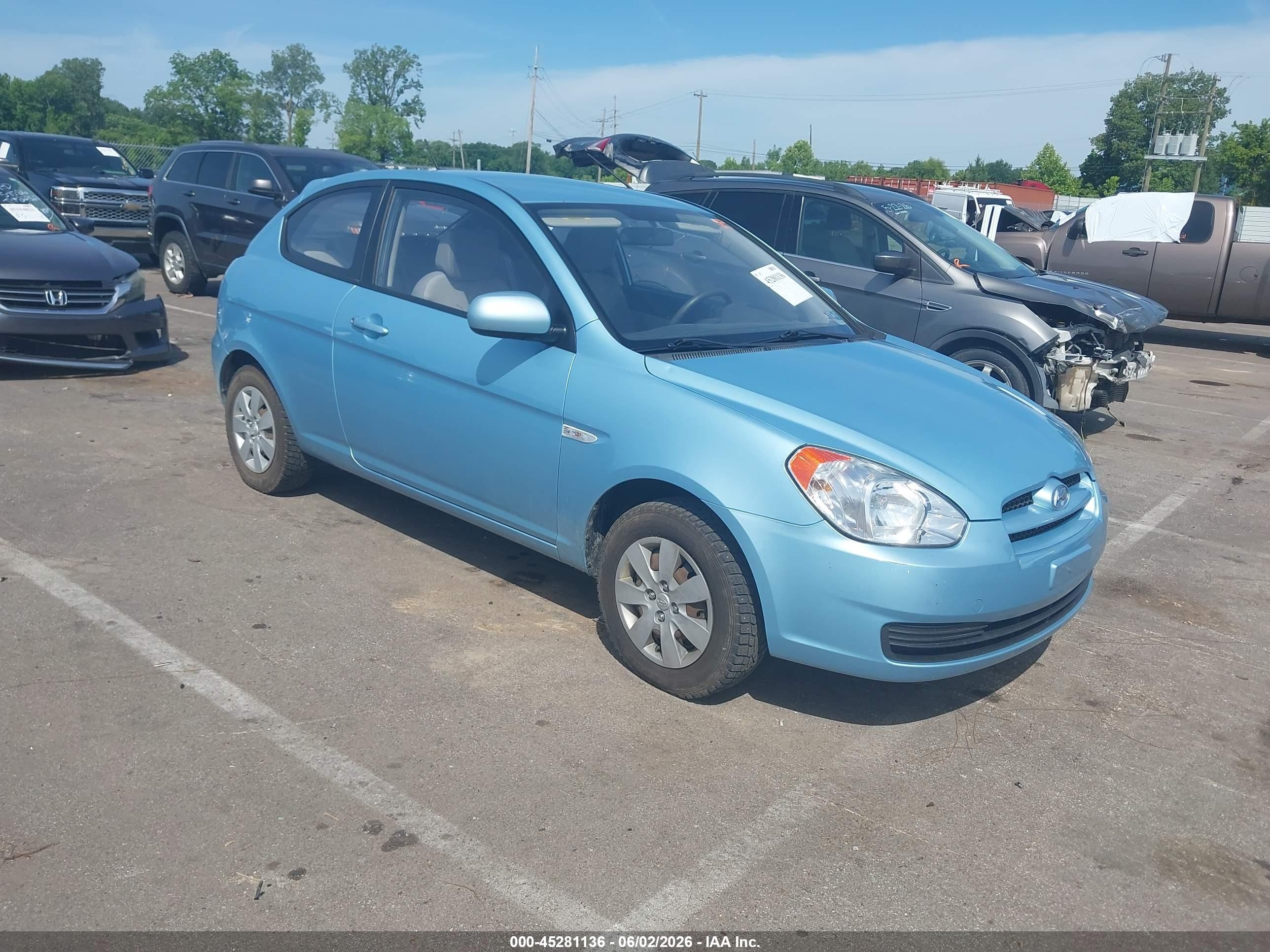 2010 Hyundai Accent GS, VIN KMHCM3ACXAU179116 — Normal wear