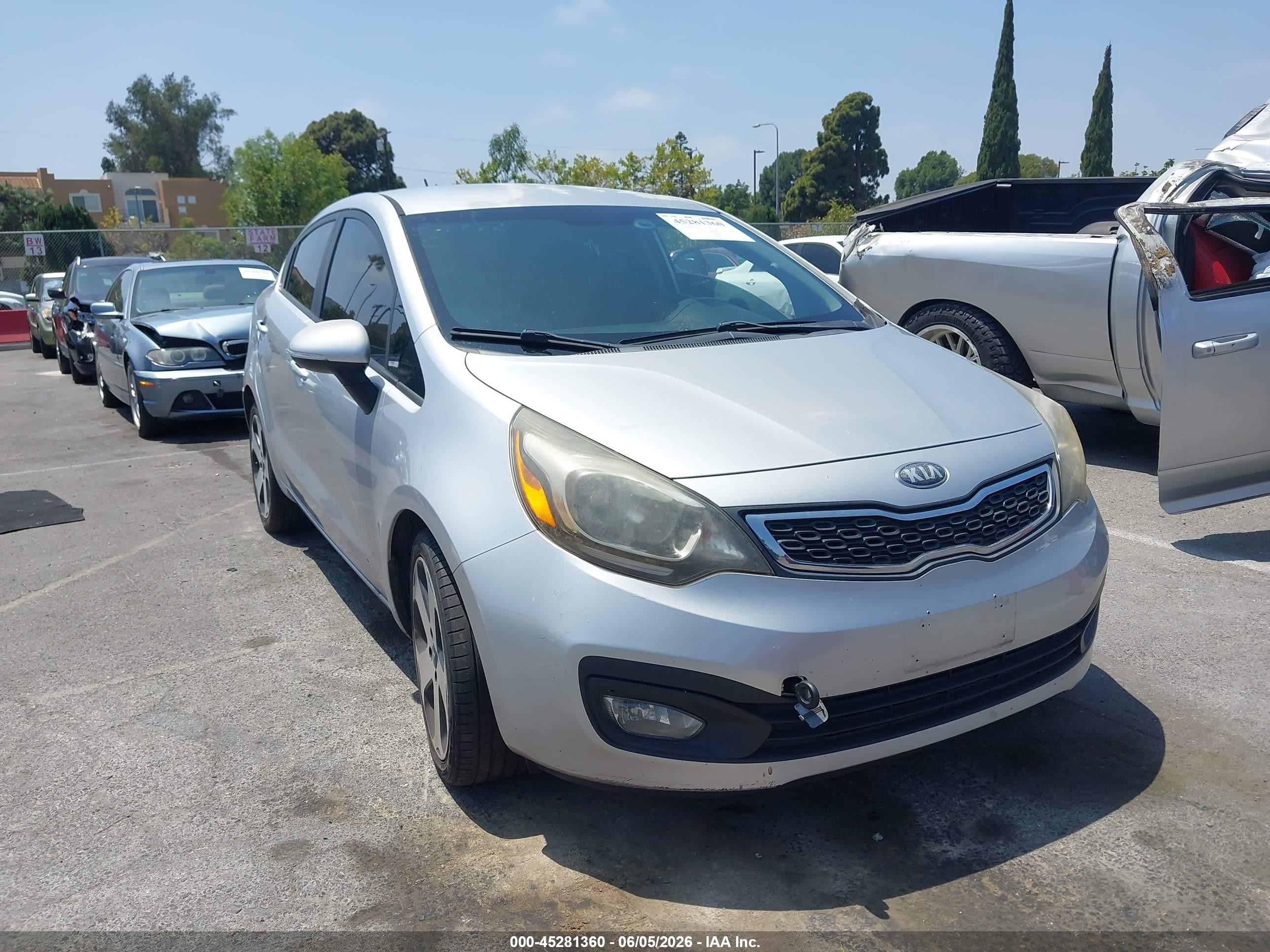 2013 Kia Rio EX, VIN KNADN4A33D6271055 — Theft recovery