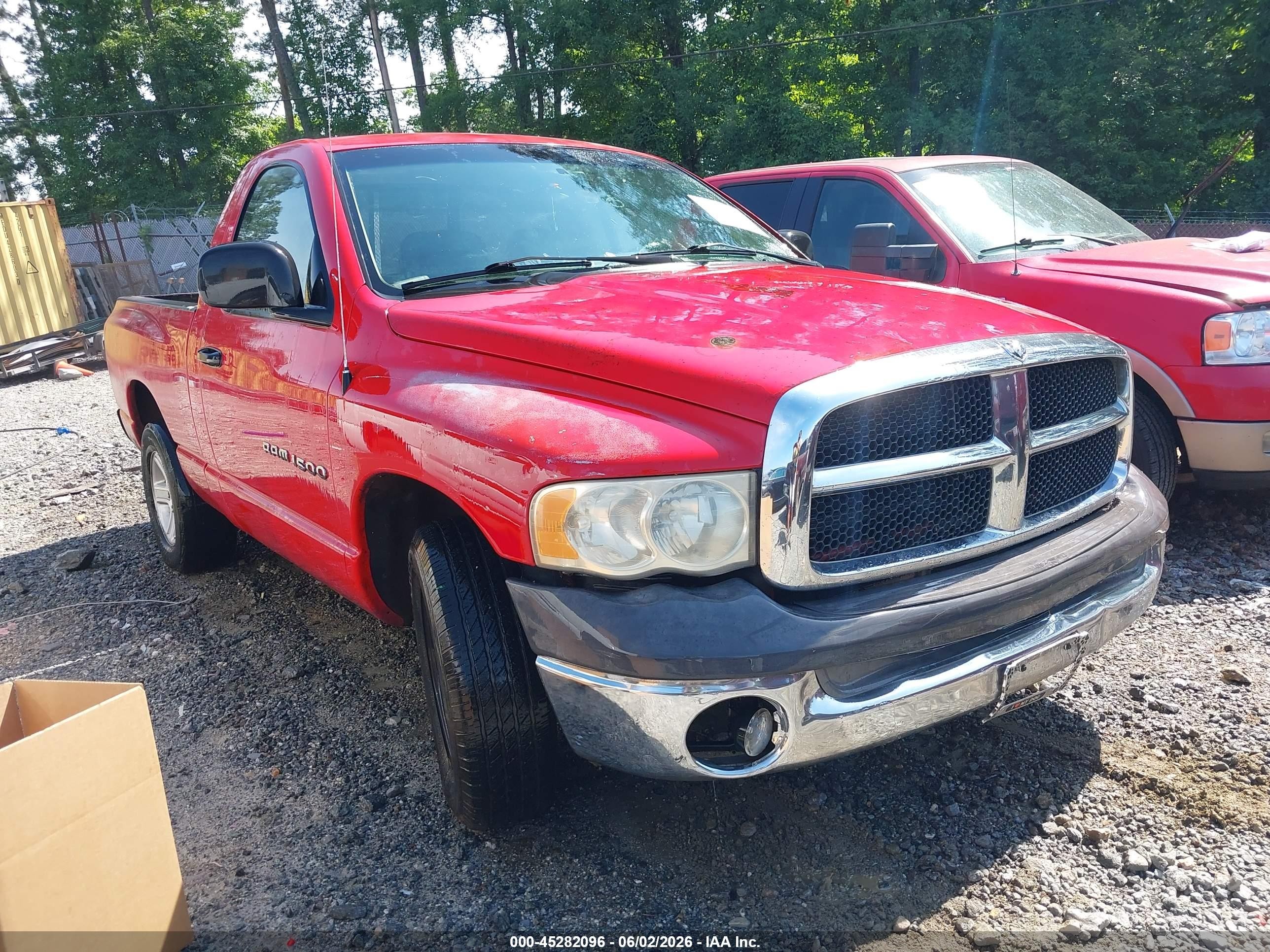 2002 Dodge 1500, VIN 1D7HA16K92J247390 — Бок