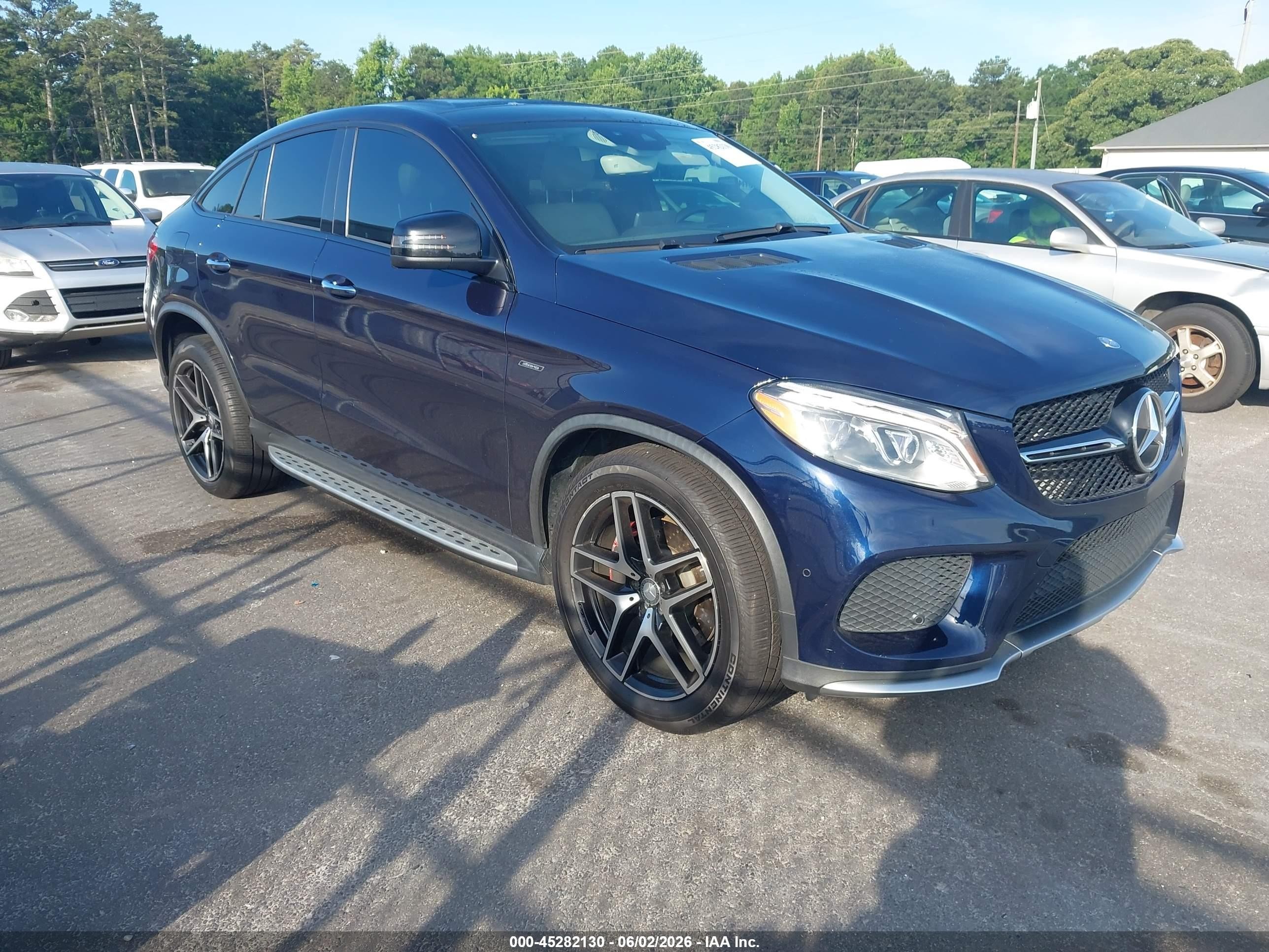 2016 Mercedes-Benz GLE 450 AMG, VIN 4JGED6EB7GA039501 — Rear end