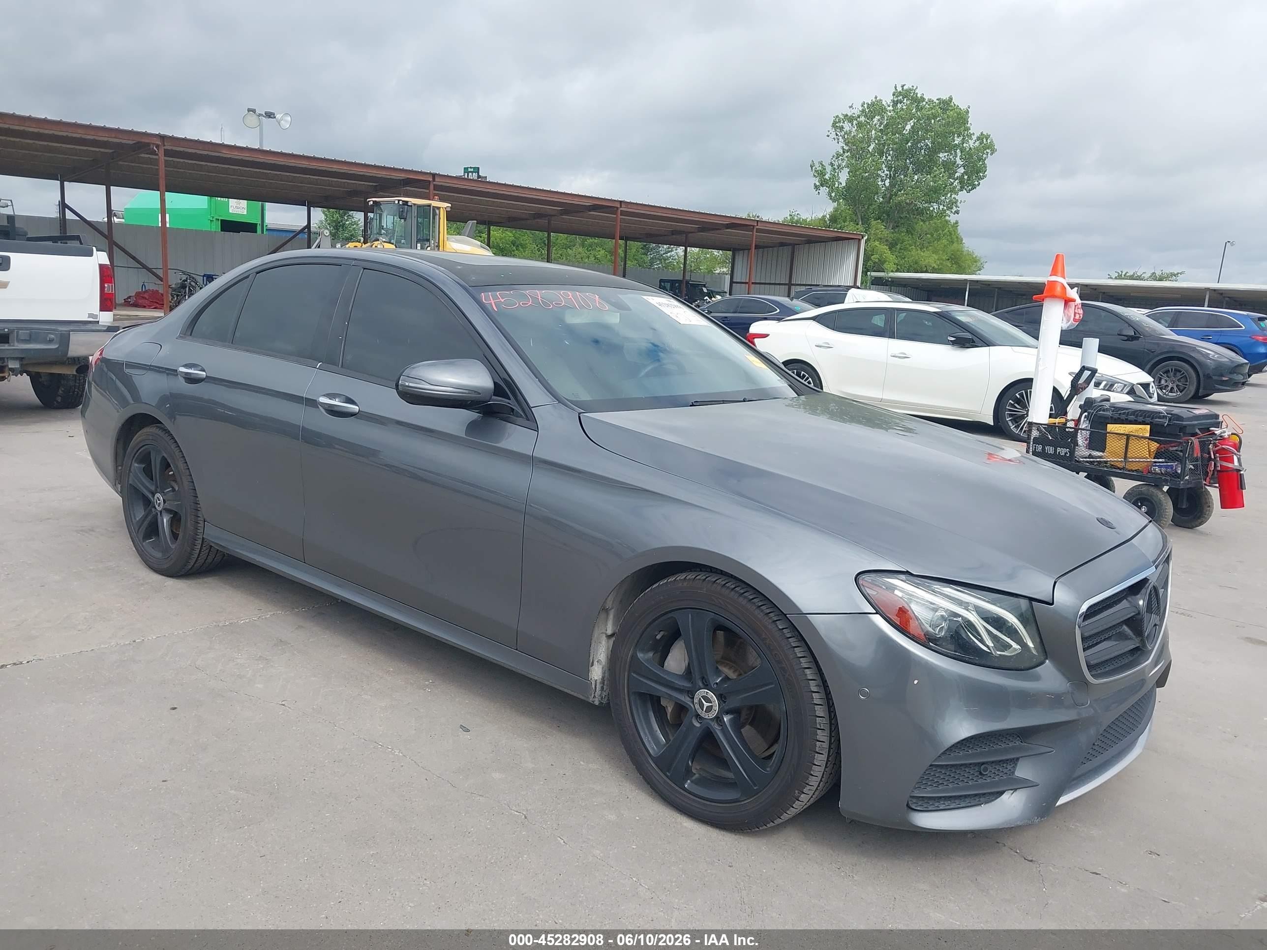 2017 Mercedes-Benz E 300 Luxury, VIN WDDZF4JB1HA080742 — Hail