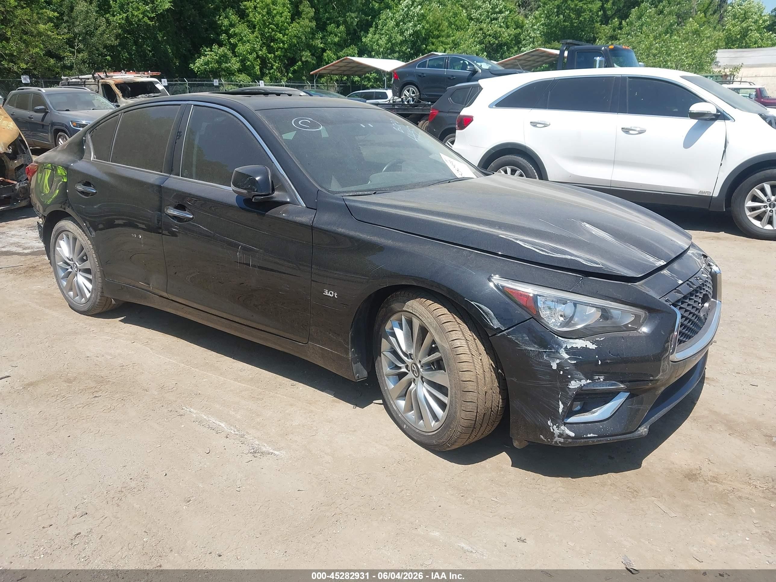 2020 Infiniti Q50 Luxe, VIN JN1EV7AP8LM204458 — Theft recovery