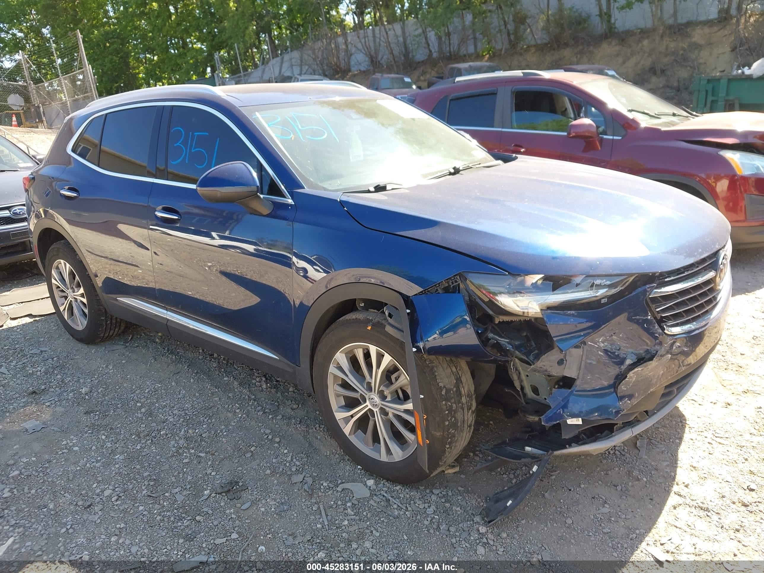 2022 Buick Envision Preferred, VIN LRBAZLR41ND164793 — Front end