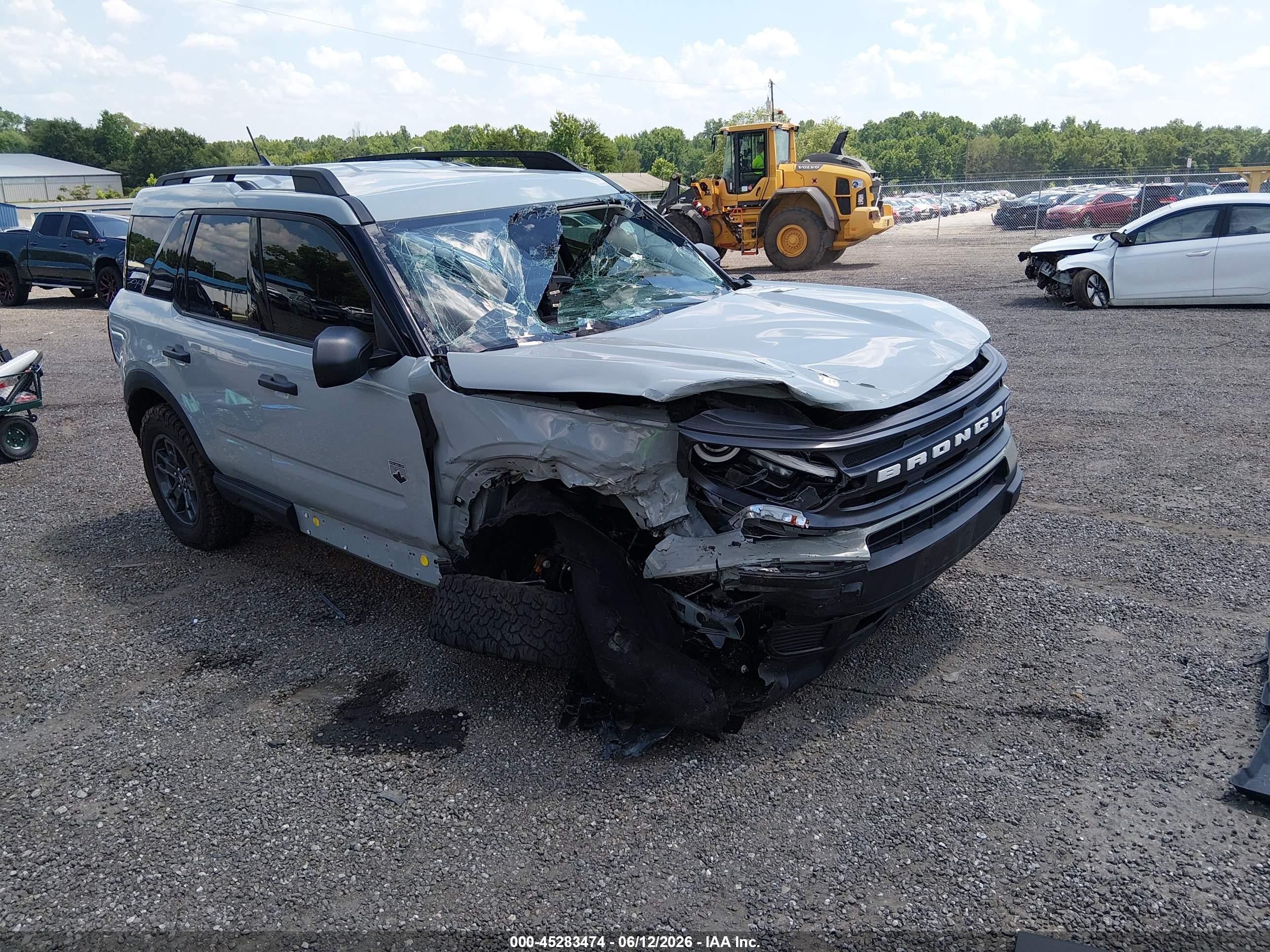 2023 Ford Bronco Sport Big Bend, VIN 3FMCR9B67PRE25665 — Front end