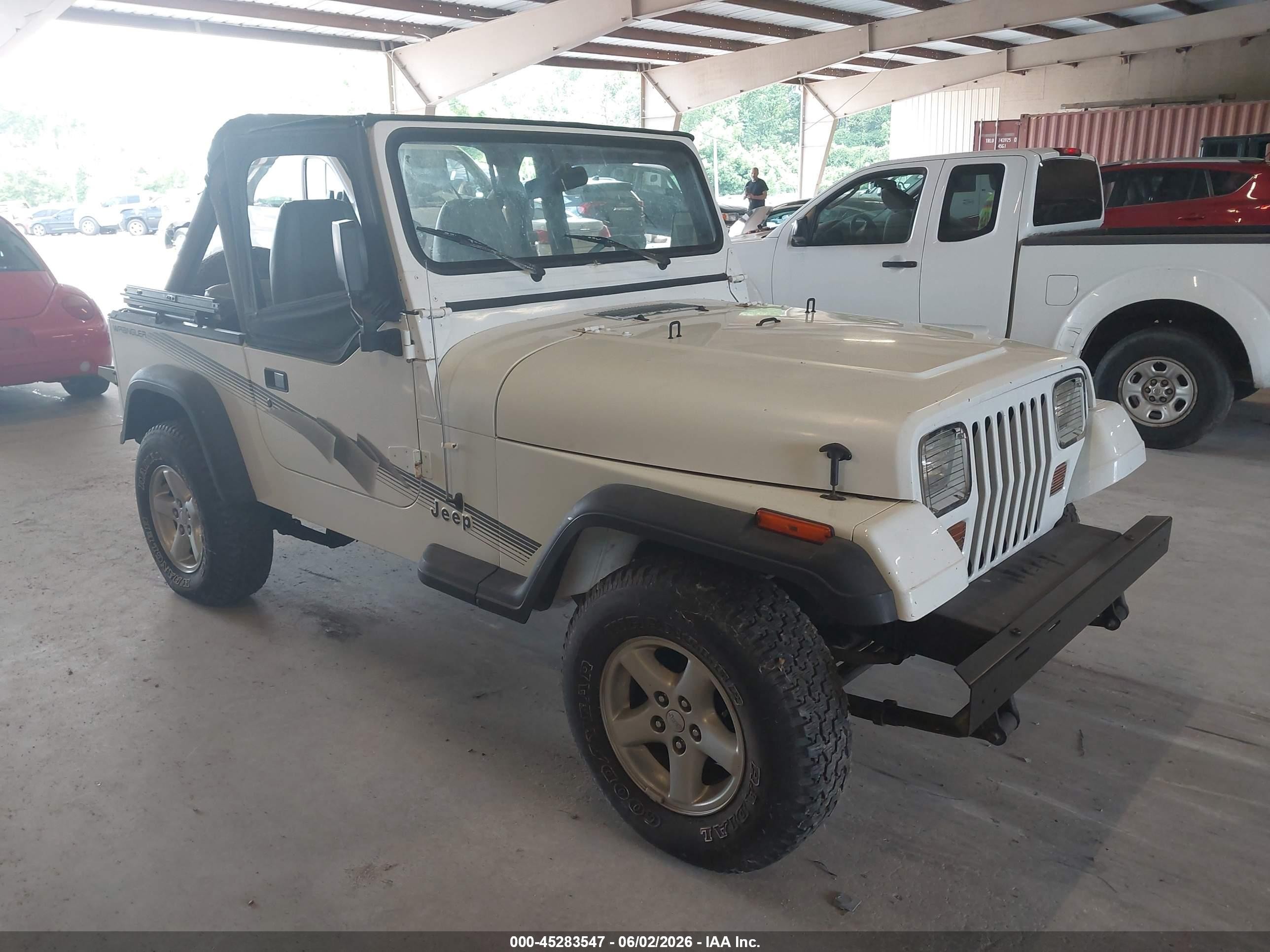1991 Jeep Wrangler S, VIN 2J4FY19P4MJ131591 — Normal wear