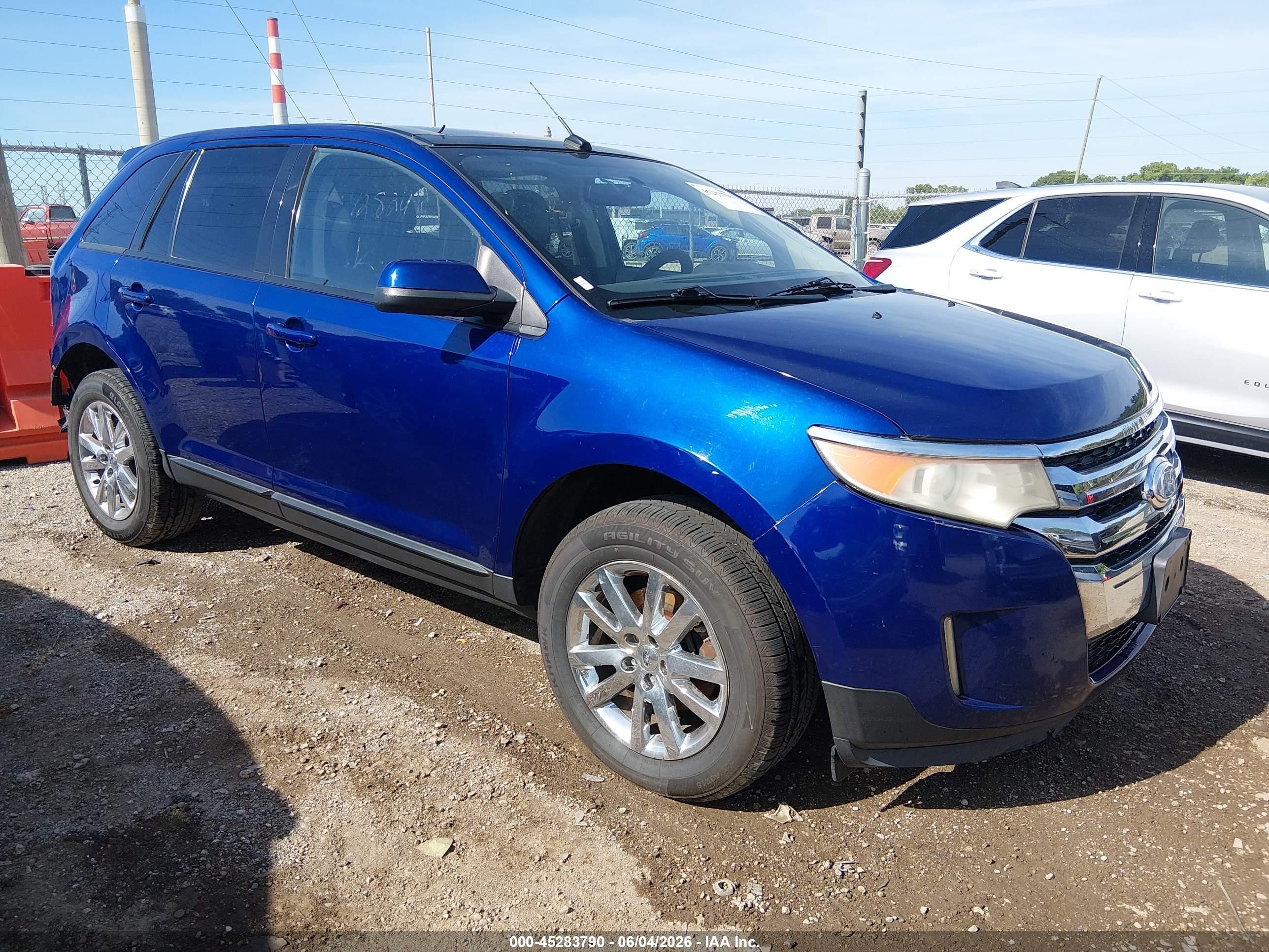 2013 Ford Edge SEL, VIN 2FMDK3JC0DBB42824 — Rear end