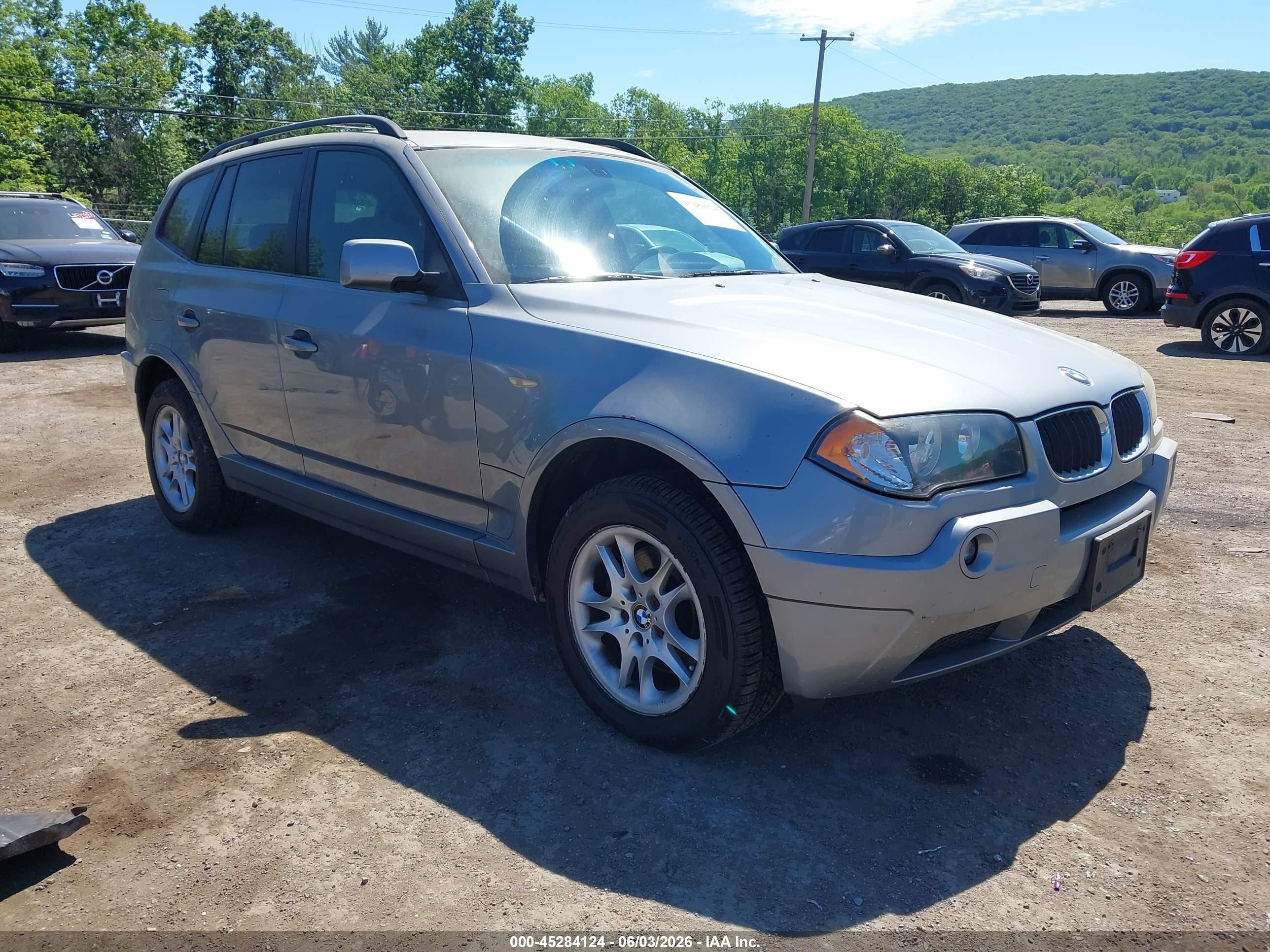 2004 BMW X3 2.5i, VIN WBXPA73414WB22393 — Side