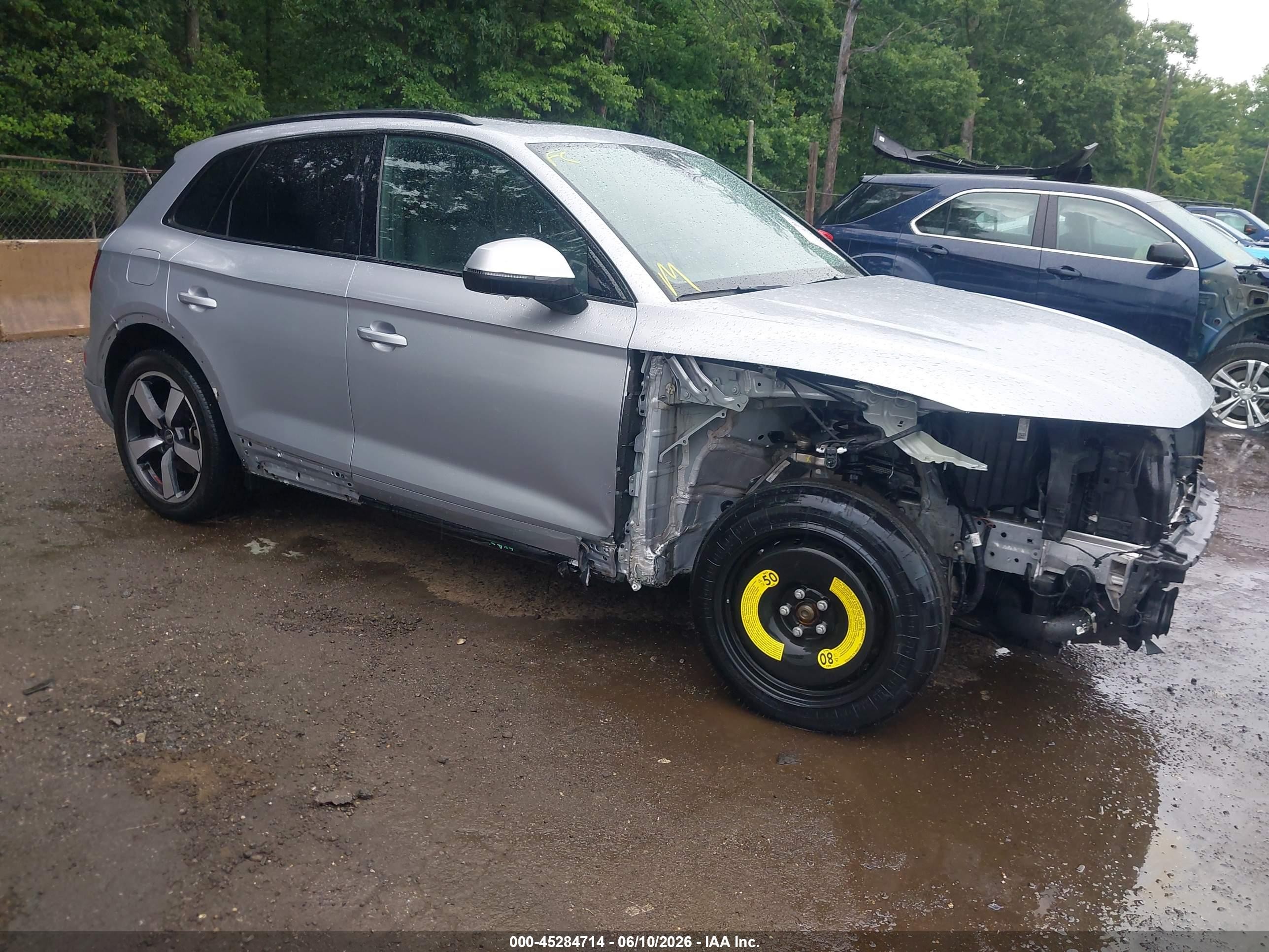 2022 Audi Q5 S line Premium Plus, VIN WA1EAAFY3N2124985 — Front end