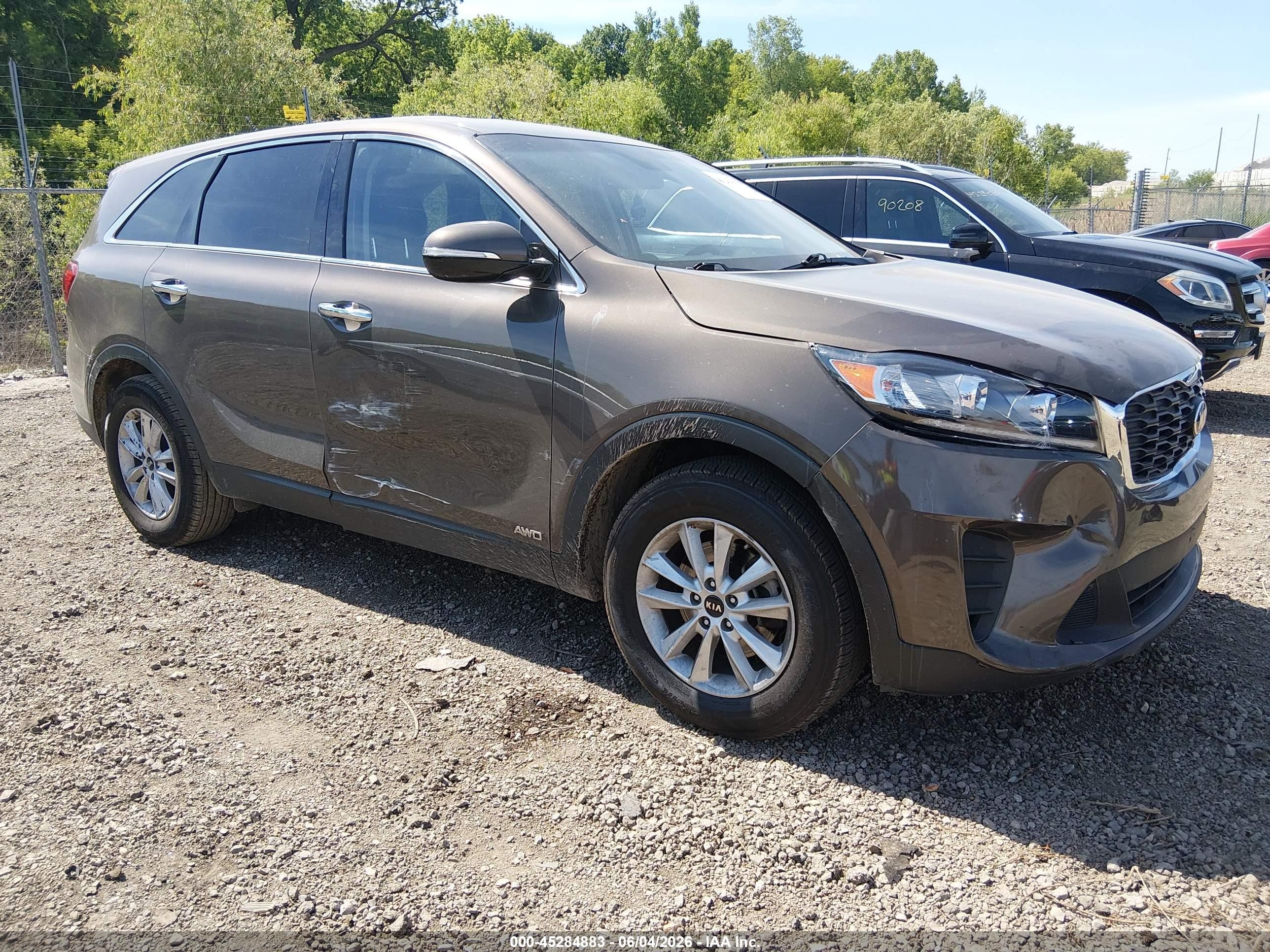 2020 Kia Sorento LX, VIN 5XYPGDA31LG646222 — После угона