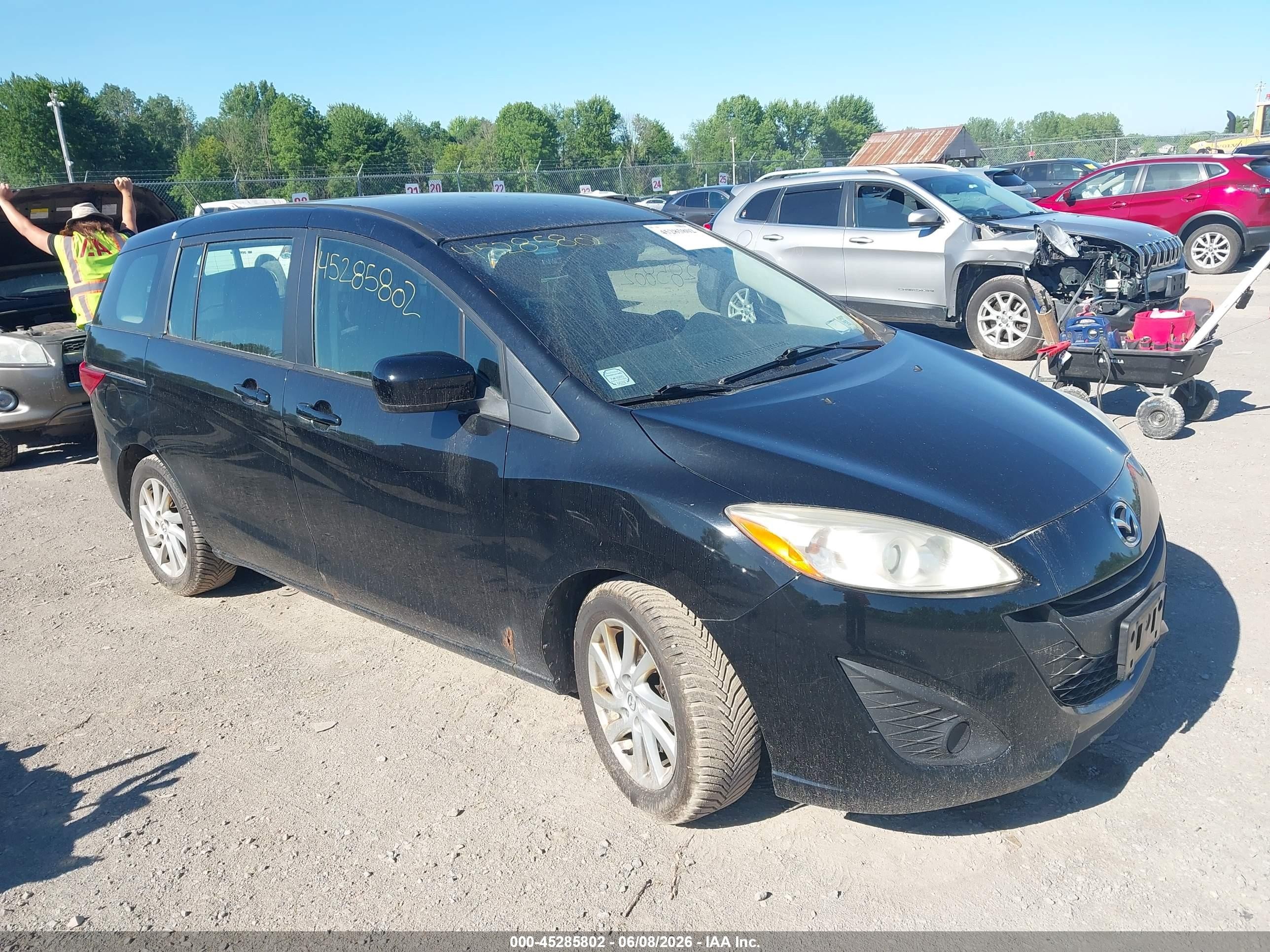 2012 Mazda 5 Sport, VIN JM1CW2BL1C0115029 — Normal wear
