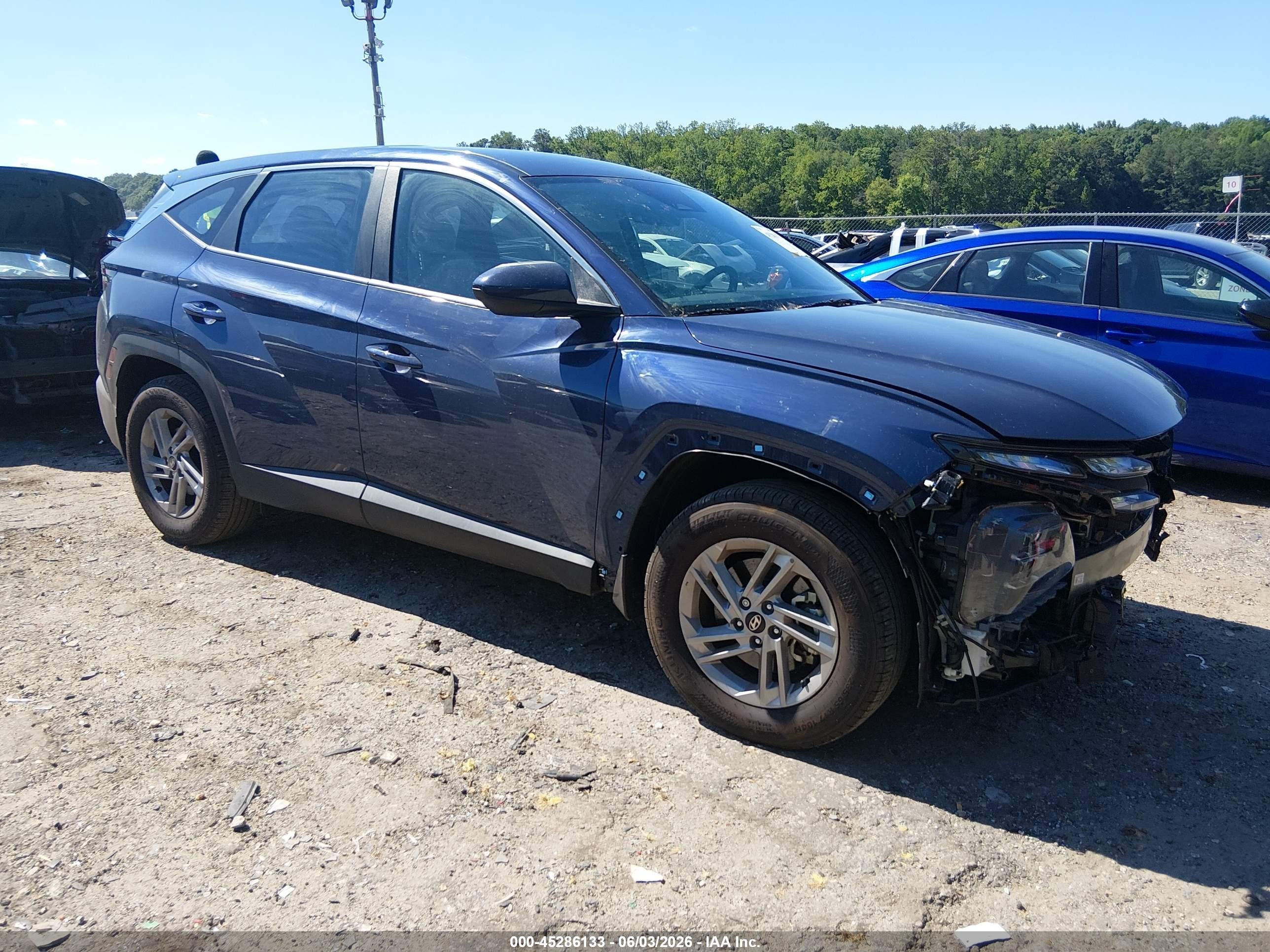 2025 Hyundai Tucson SE, VIN 5NMJA3DE1SH463843 — Front end