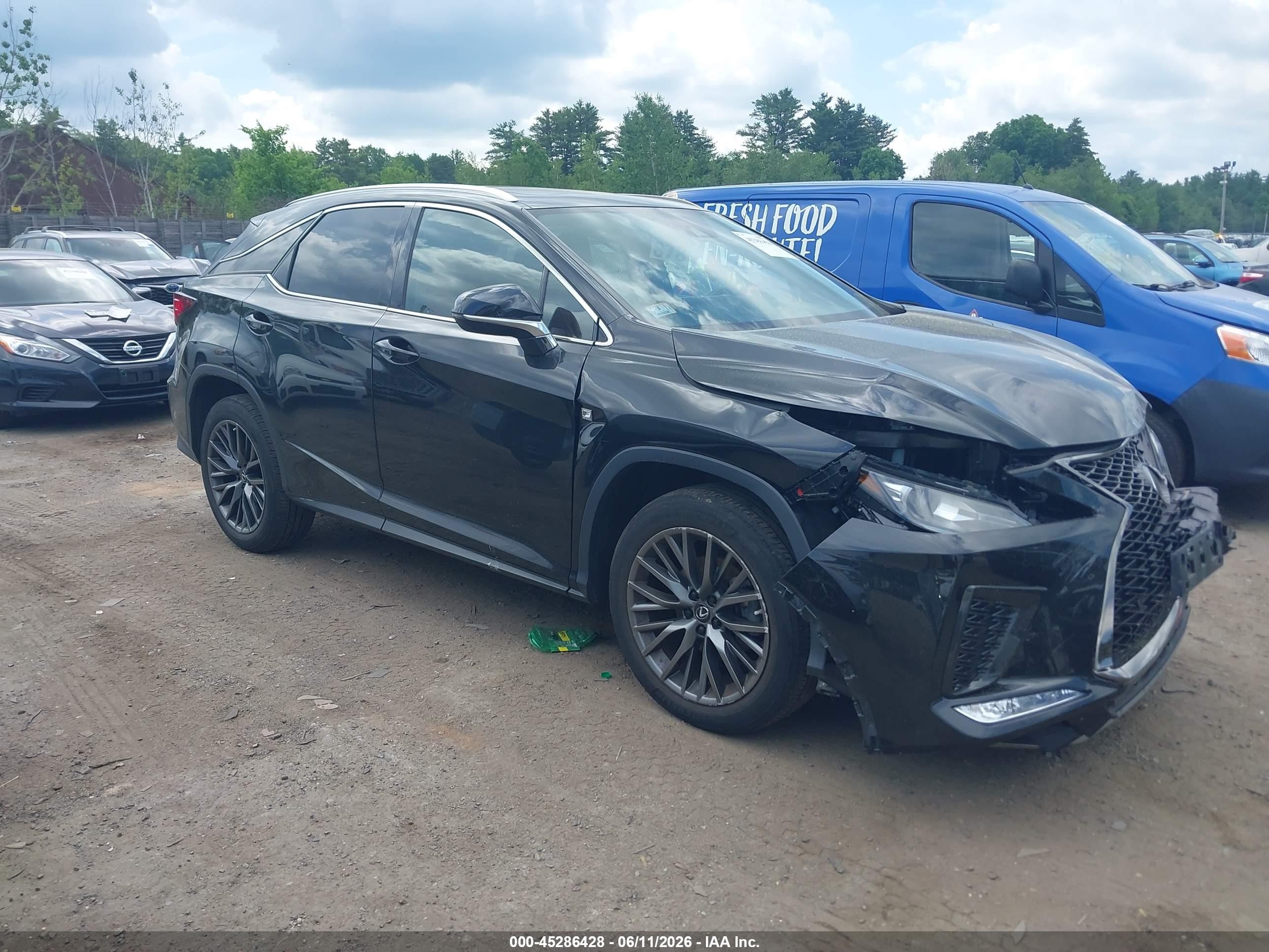 2022 Lexus RX 350 F Sport, VIN 2T2SZMDA6NC344062 — Front end