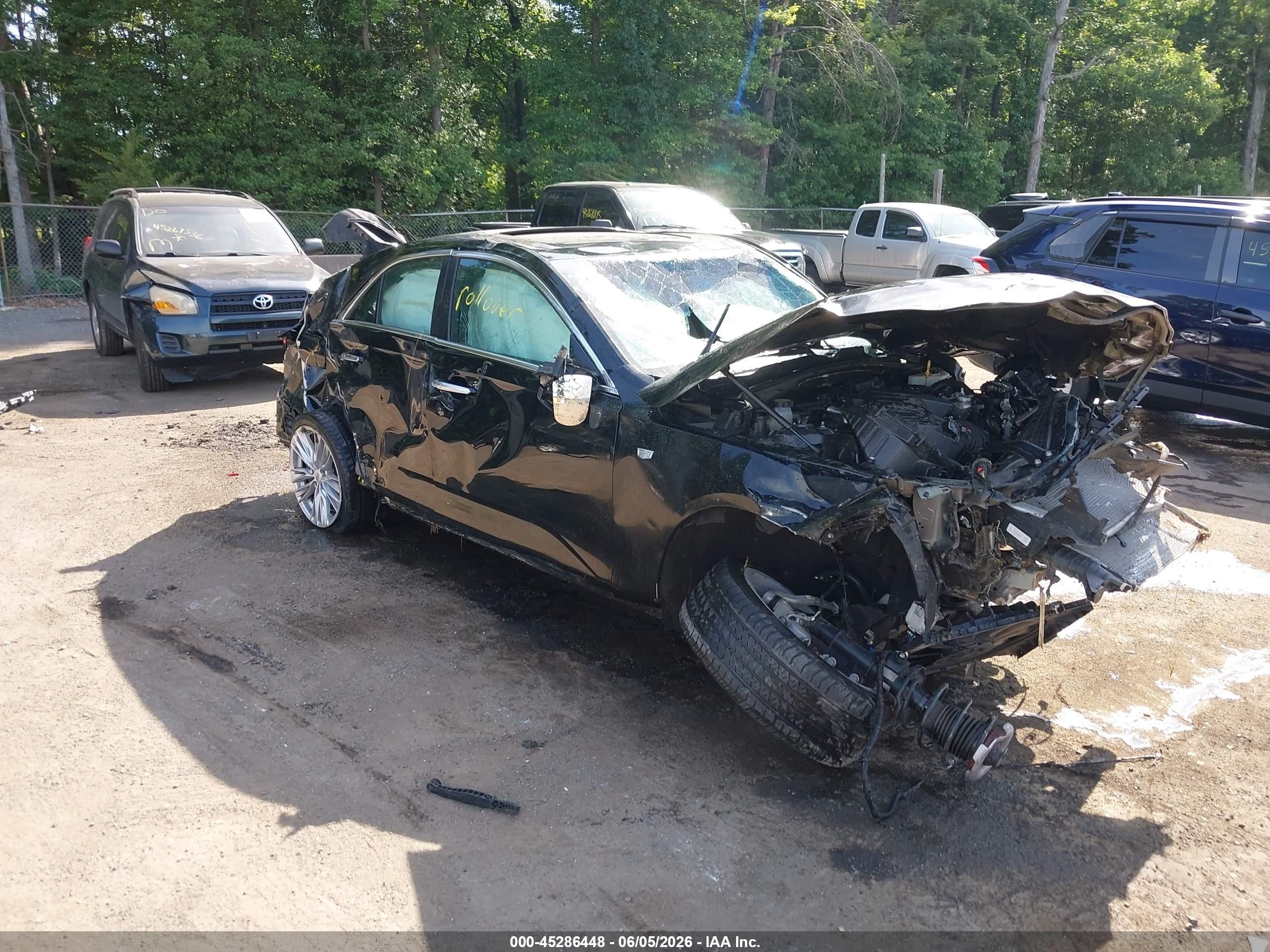 2021 Cadillac CT4 Premium Luxury, VIN 1G6DB5RK2M0117357 — Rollover