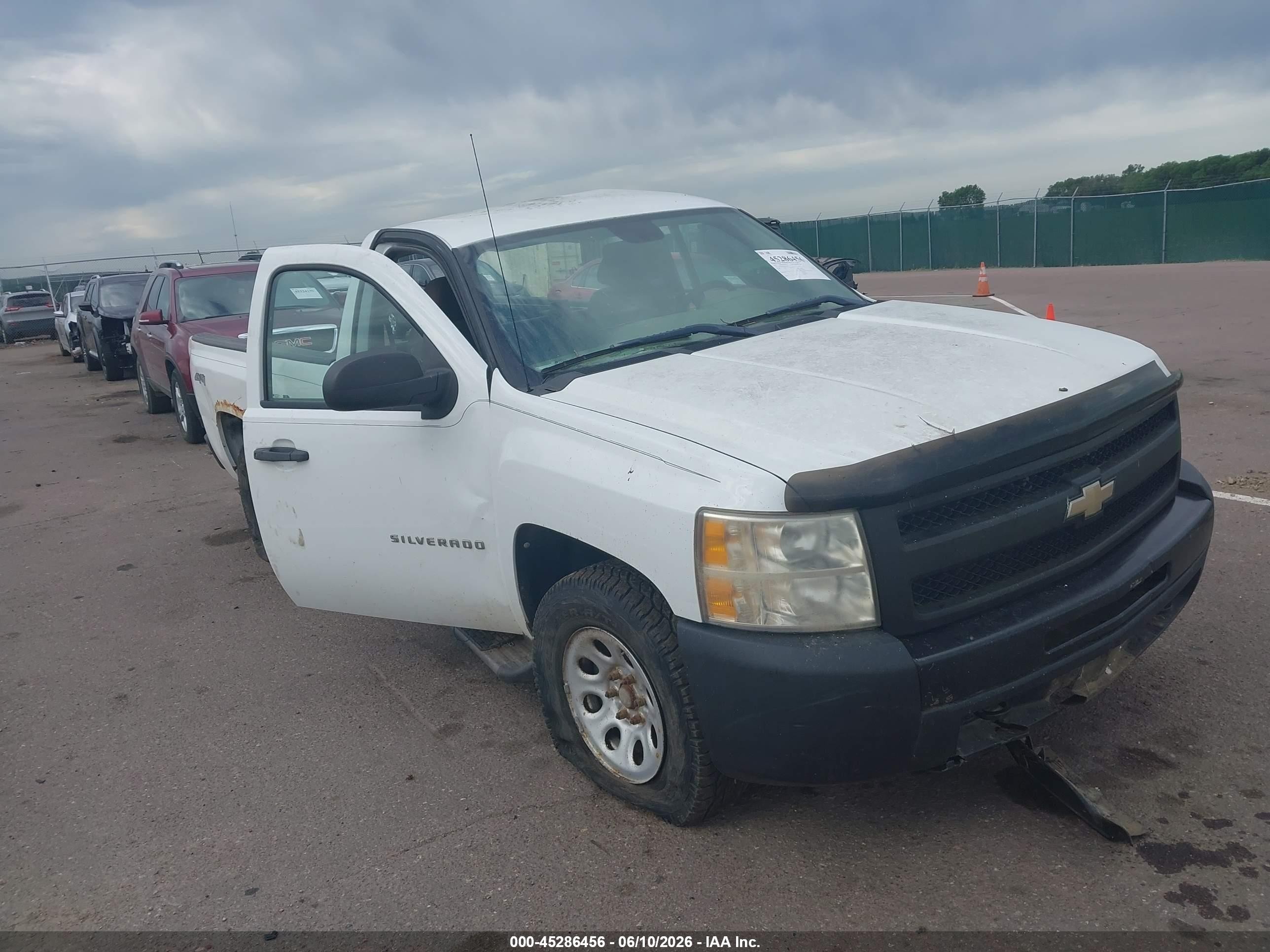2011 Chevrolet Silverado 1500 Work Truck, VIN 1GCNKPEA5BF143519 — Rollover