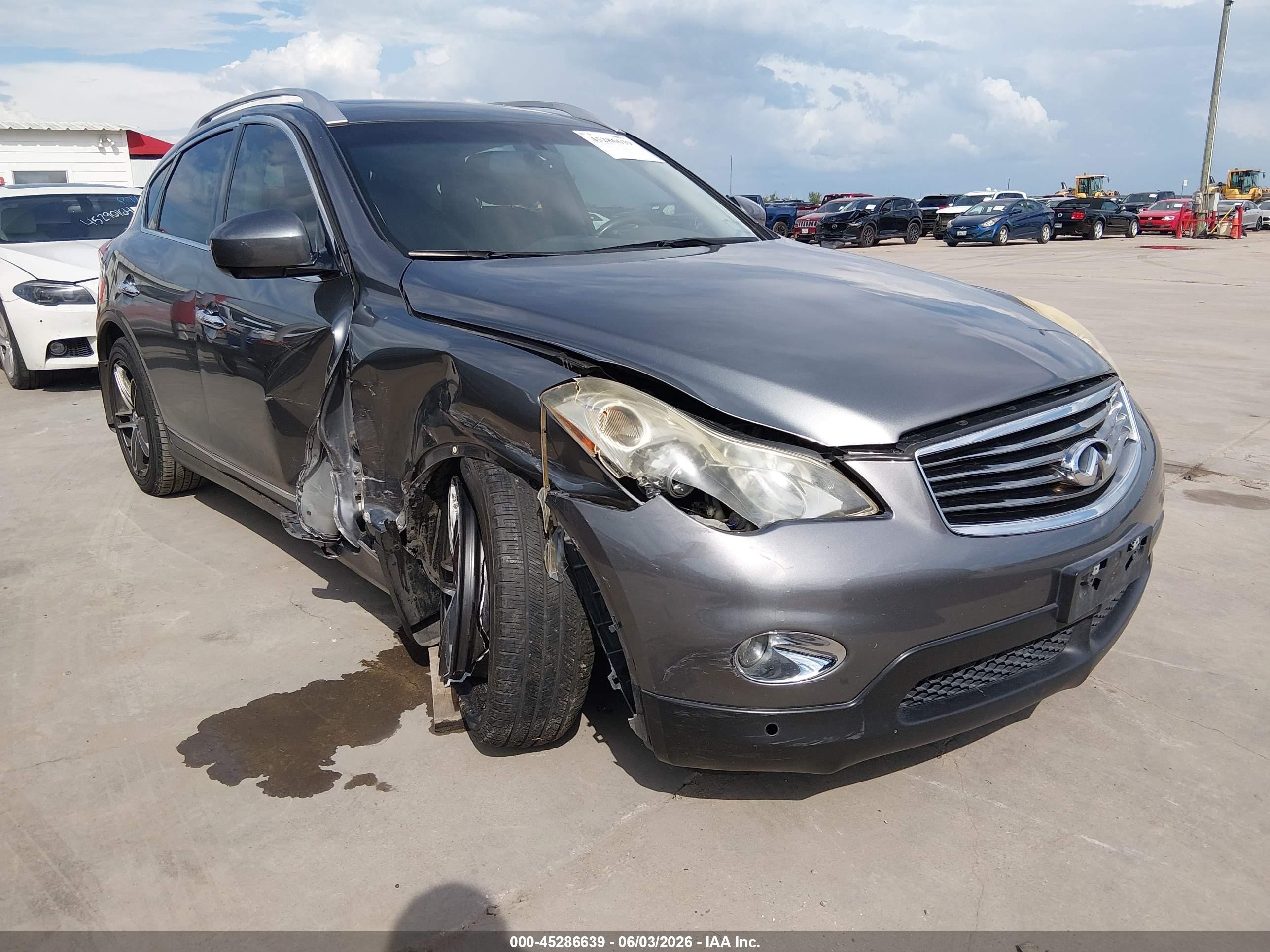 2013 Infiniti EX Journey, VIN JN1BJ0HP5DM430096 — Side