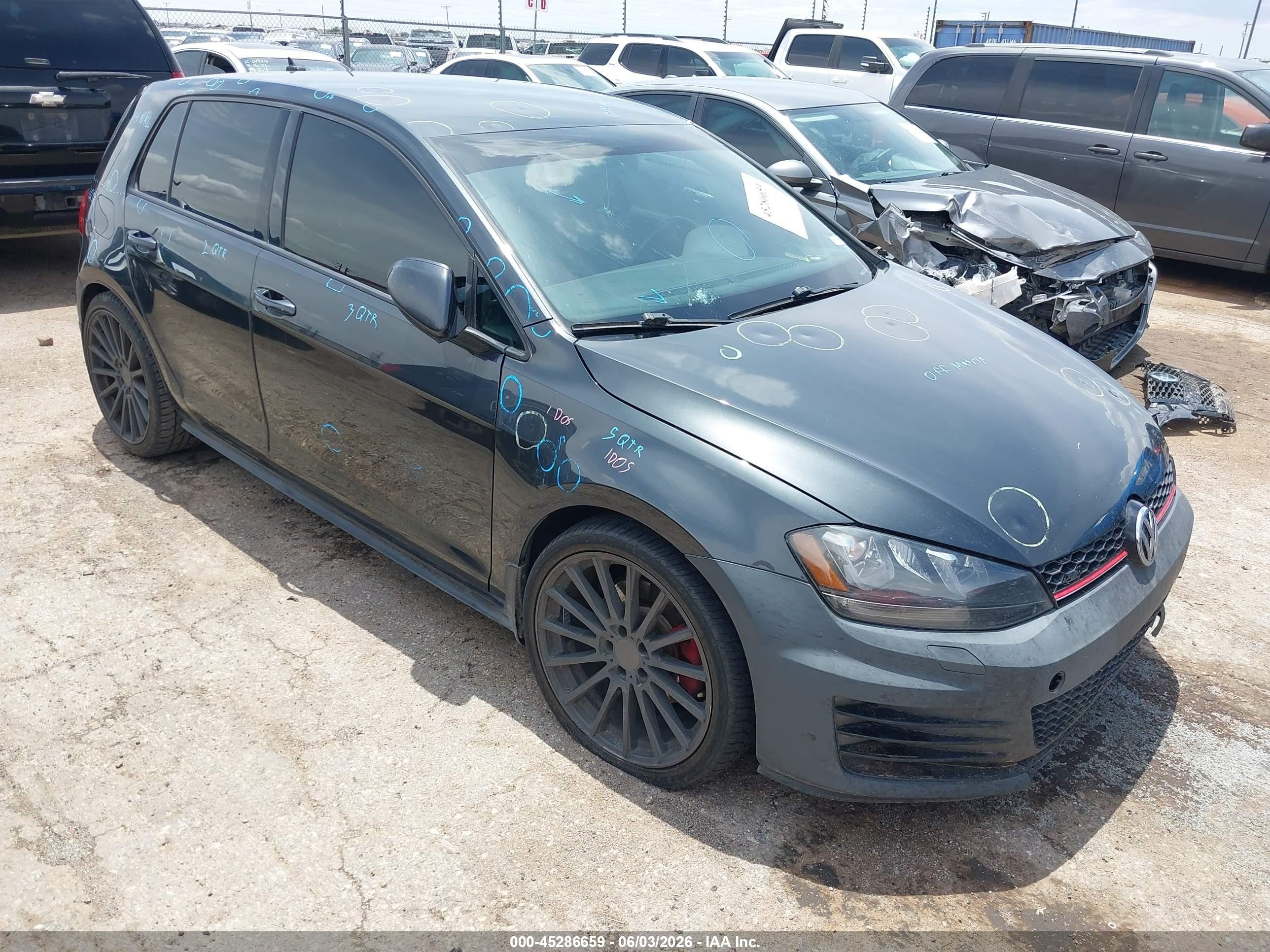 2017 Volkswagen Golf GTI S, VIN 3VW5T7AU8HM049475 — Hail